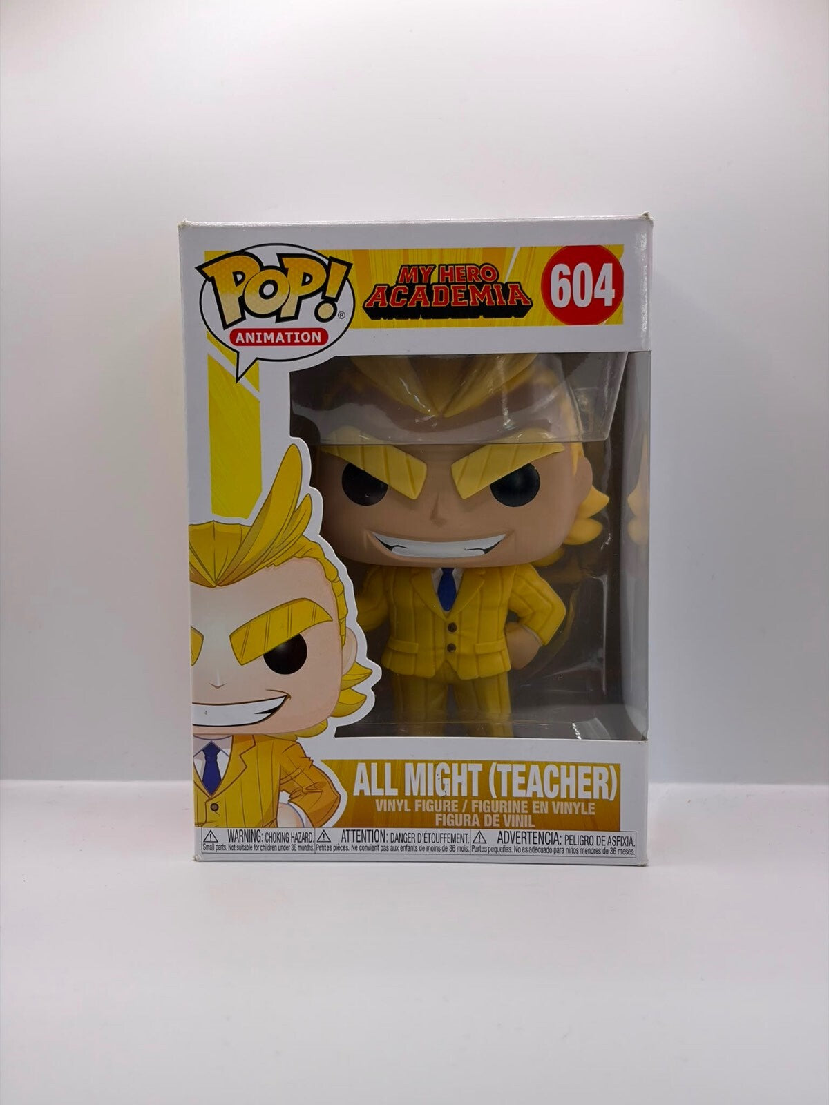 Funko Pop! Animation My Hero Academia All Might (Teacher) Vinyl Figure #604
