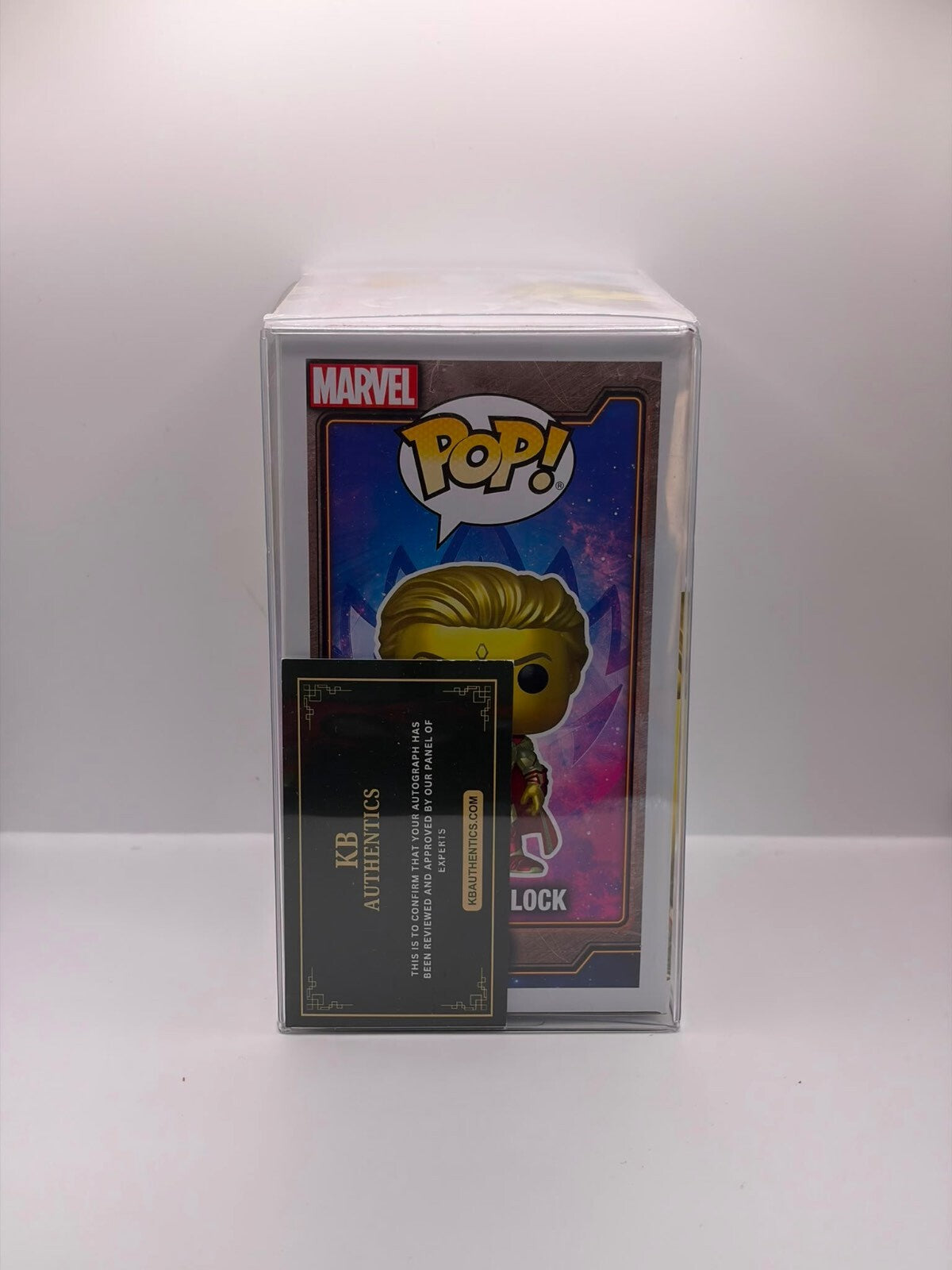 Funko Pop! Marvel Guardians of the Galaxy Adam Warlock #1210 Vinyl Figure Signed
