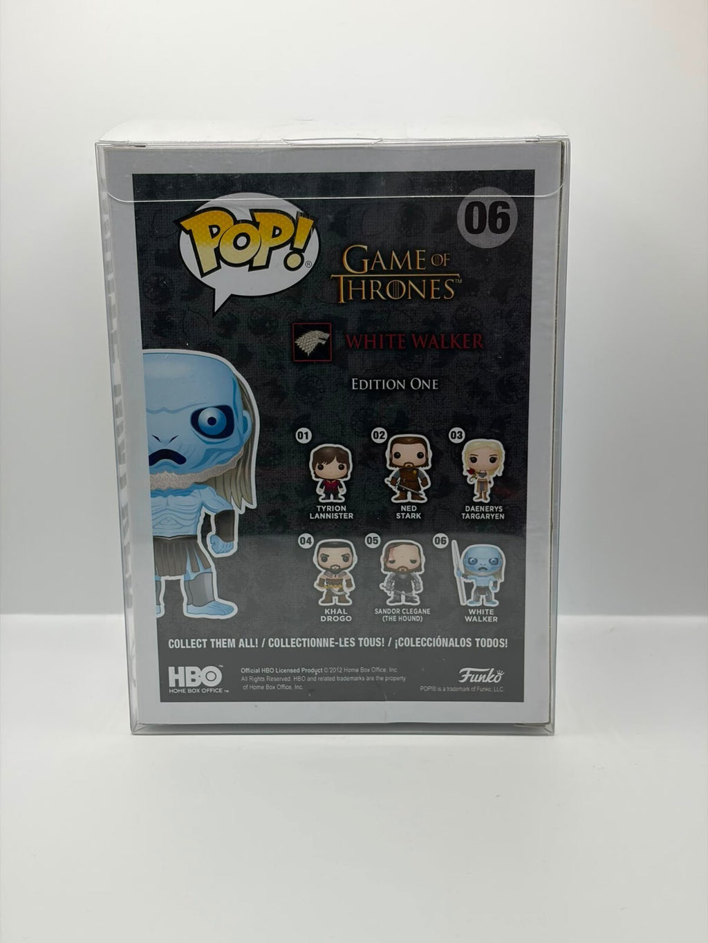 Funko Pop! Game of Thrones White Walker Vinyl Figure #06 Signed