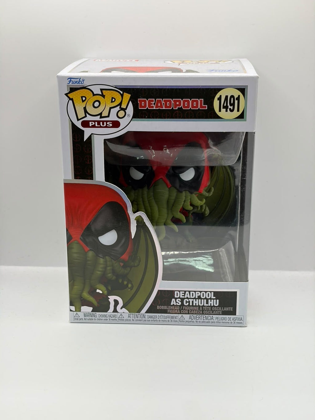 Funko Pop! Plus Marvel Deadpool as Cthulhu #1491 Vinyl Figure in Box