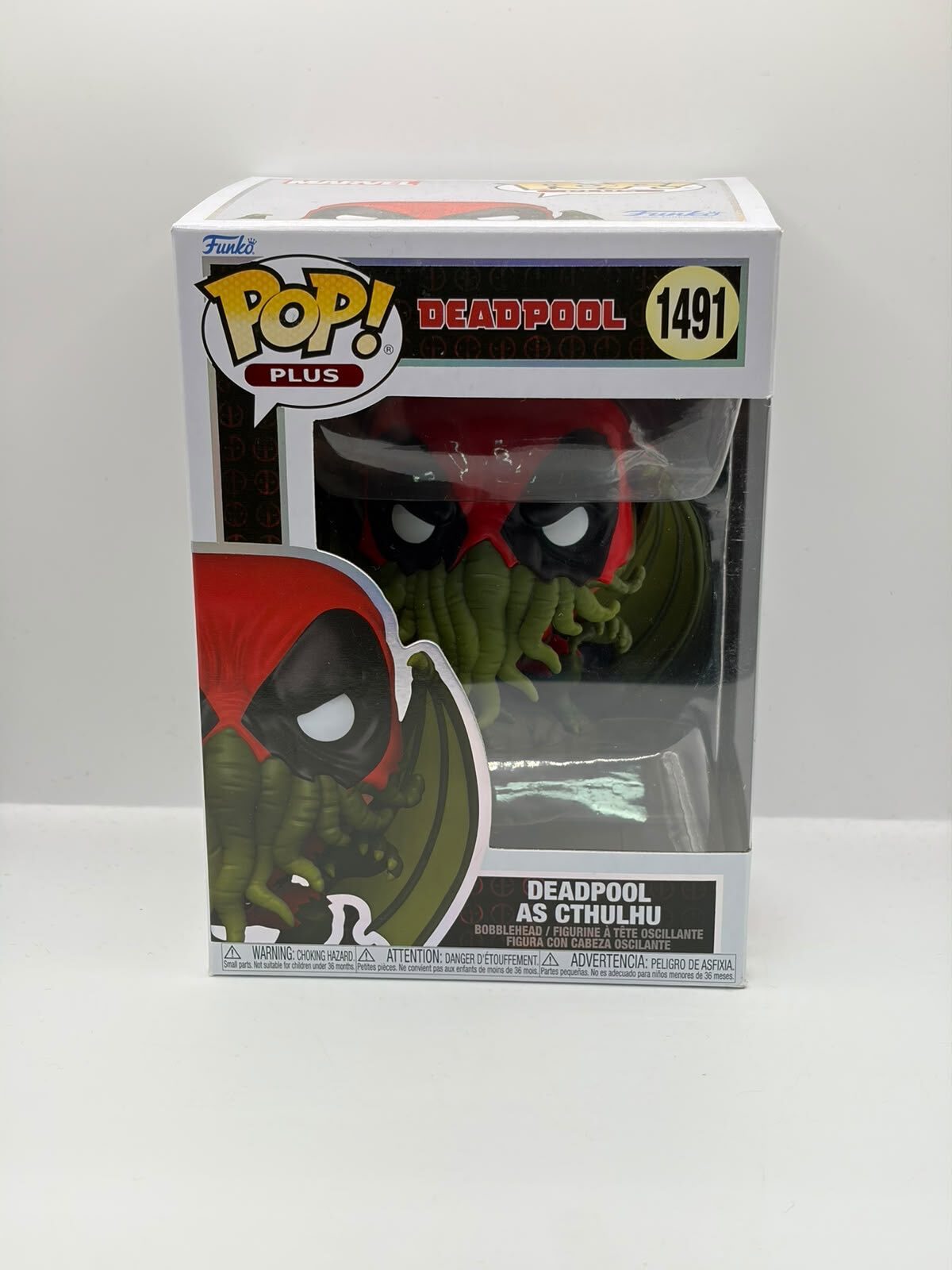 Funko Pop! Plus Marvel Deadpool as Cthulhu #1491 Vinyl Figure in Box