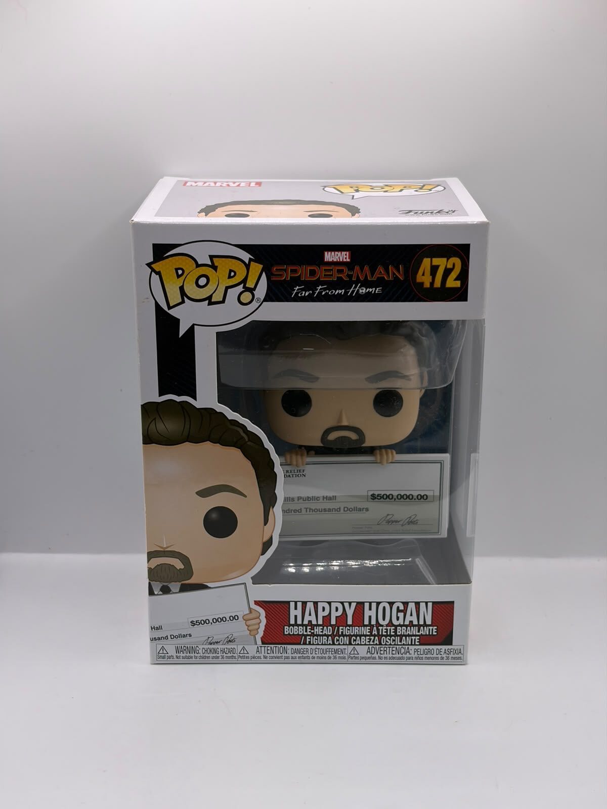 Funko Pop! Marvel Spider-Man: Far From Home Happy Hogan #472 Vinyl Figure