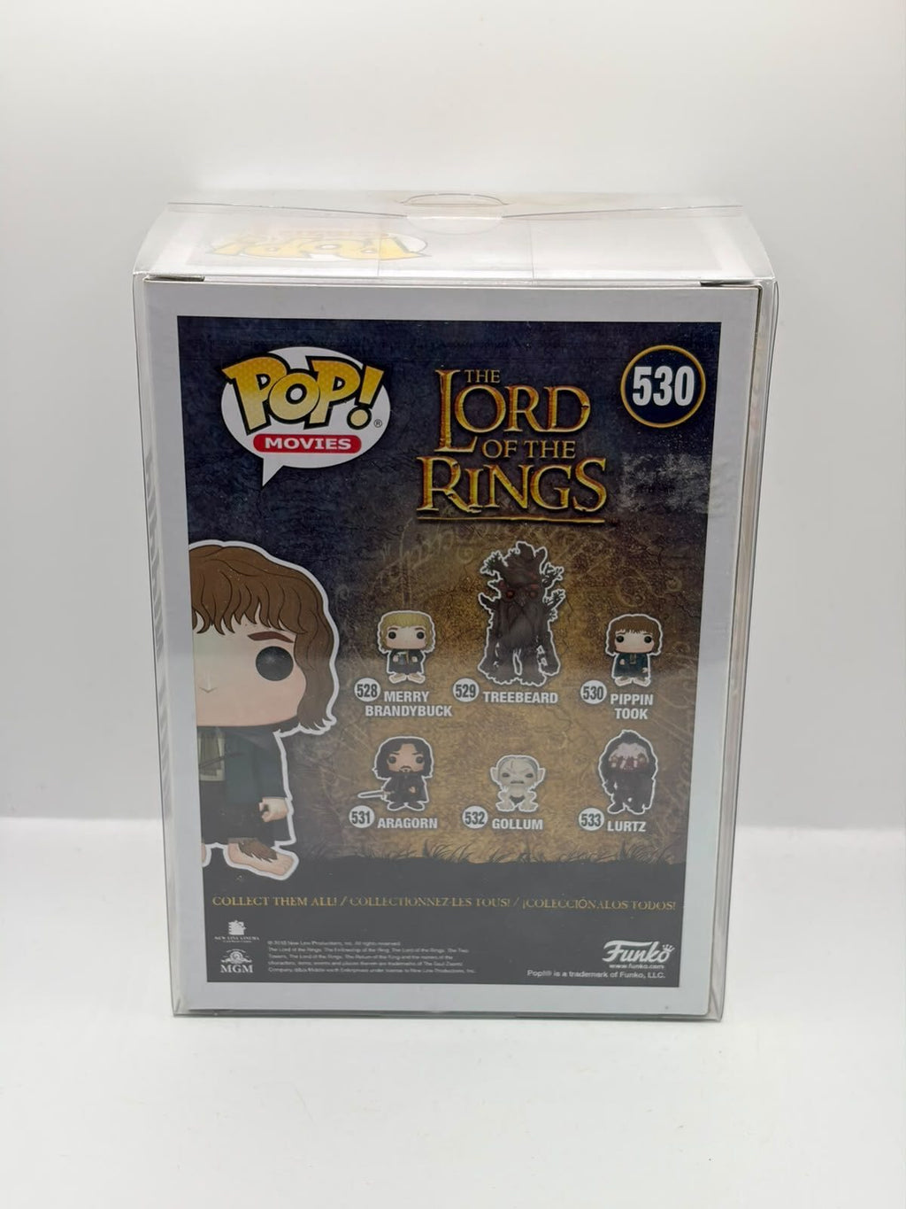 Funko Pop! Movies The Lord of the Rings Pippin Took #530 Signed