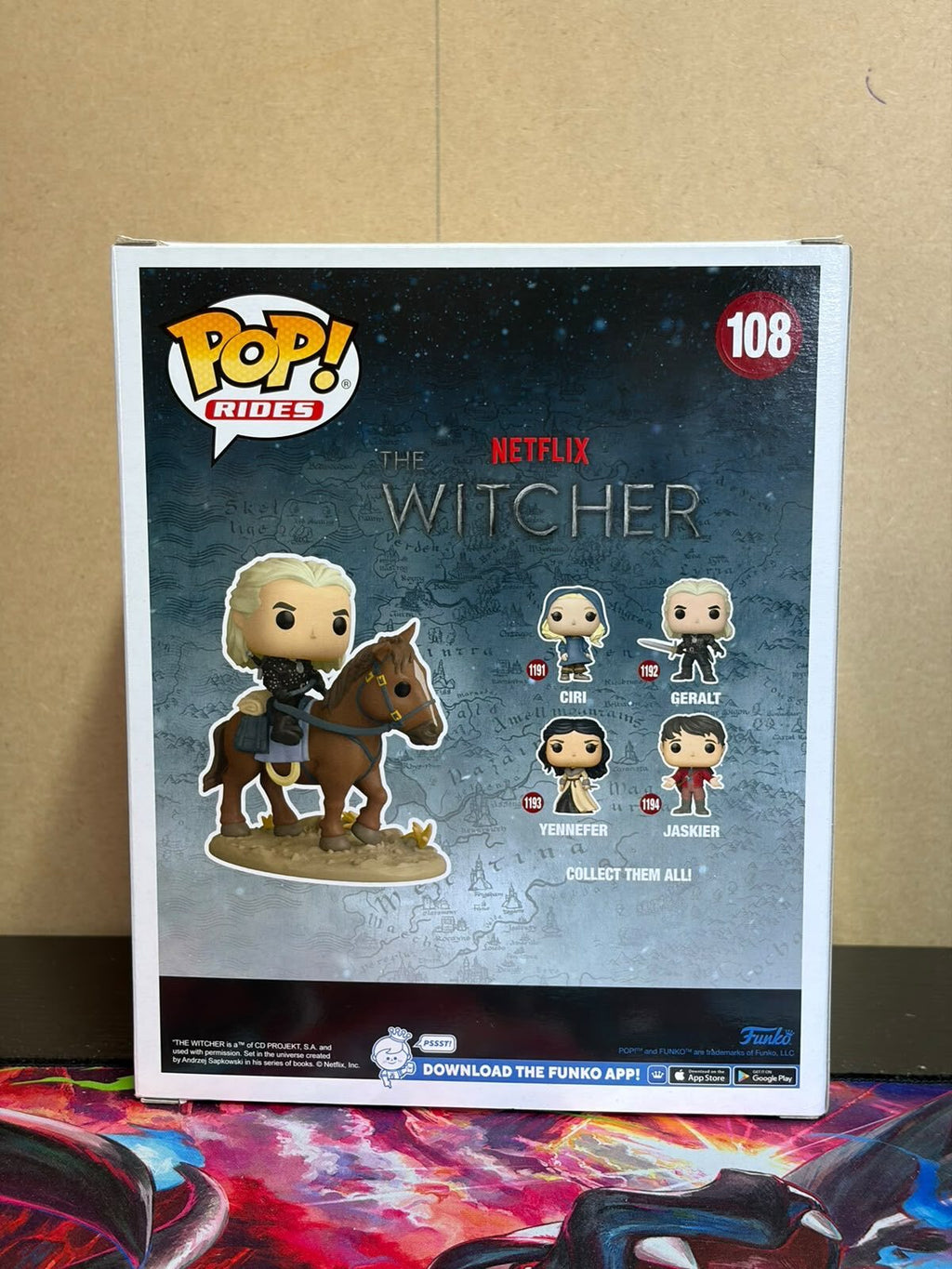 Funko Pop! Rides The Witcher Geralt and Roach #108