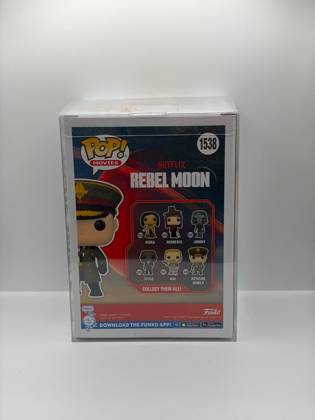 Funko Pop! Movies Atticus Noble Vinyl Figure #1538 from Netflix Rebel Moon