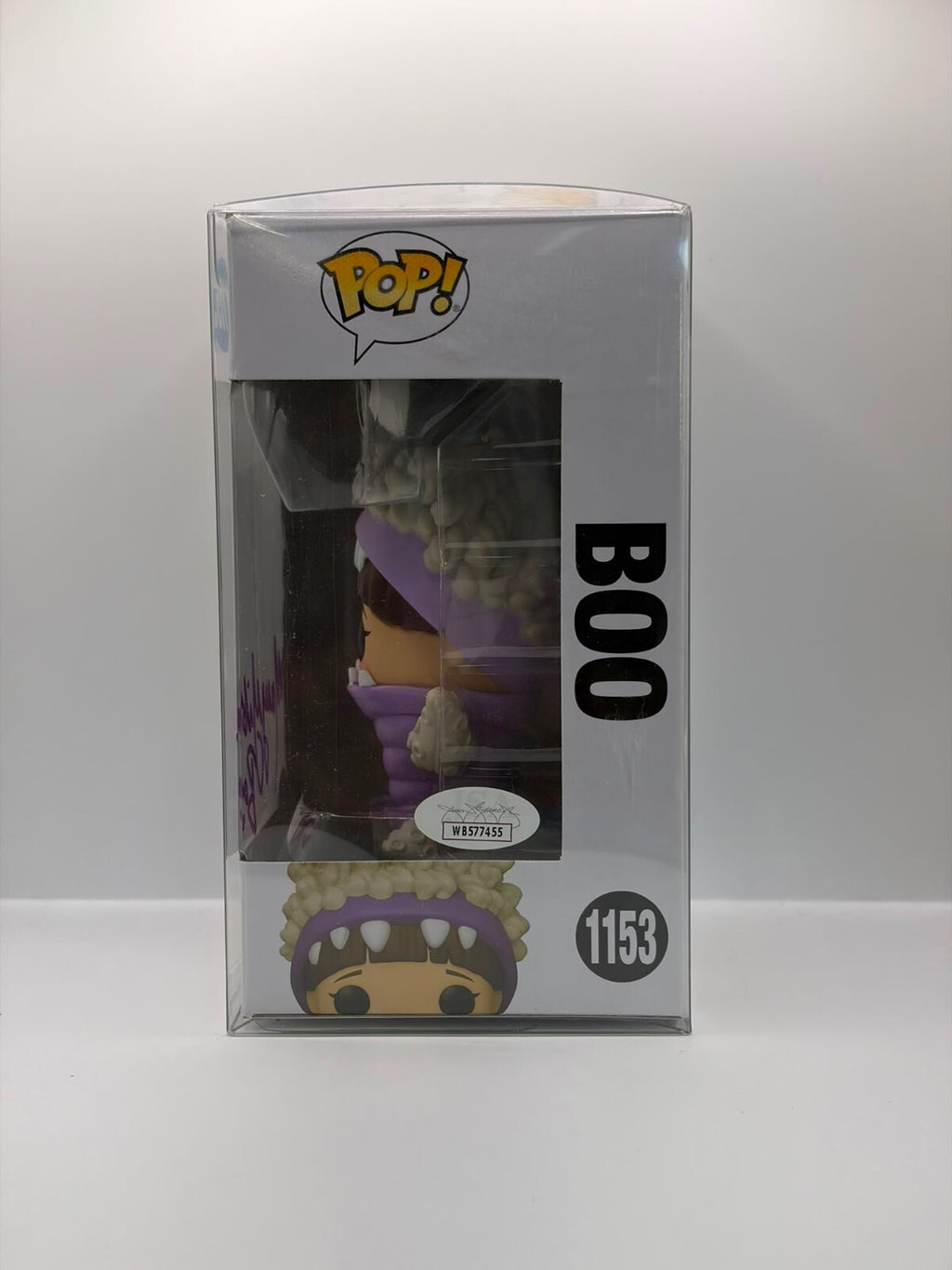 Funko Pop! Disney Pixar Monsters Boo #1153 Vinyl Figure Autographed