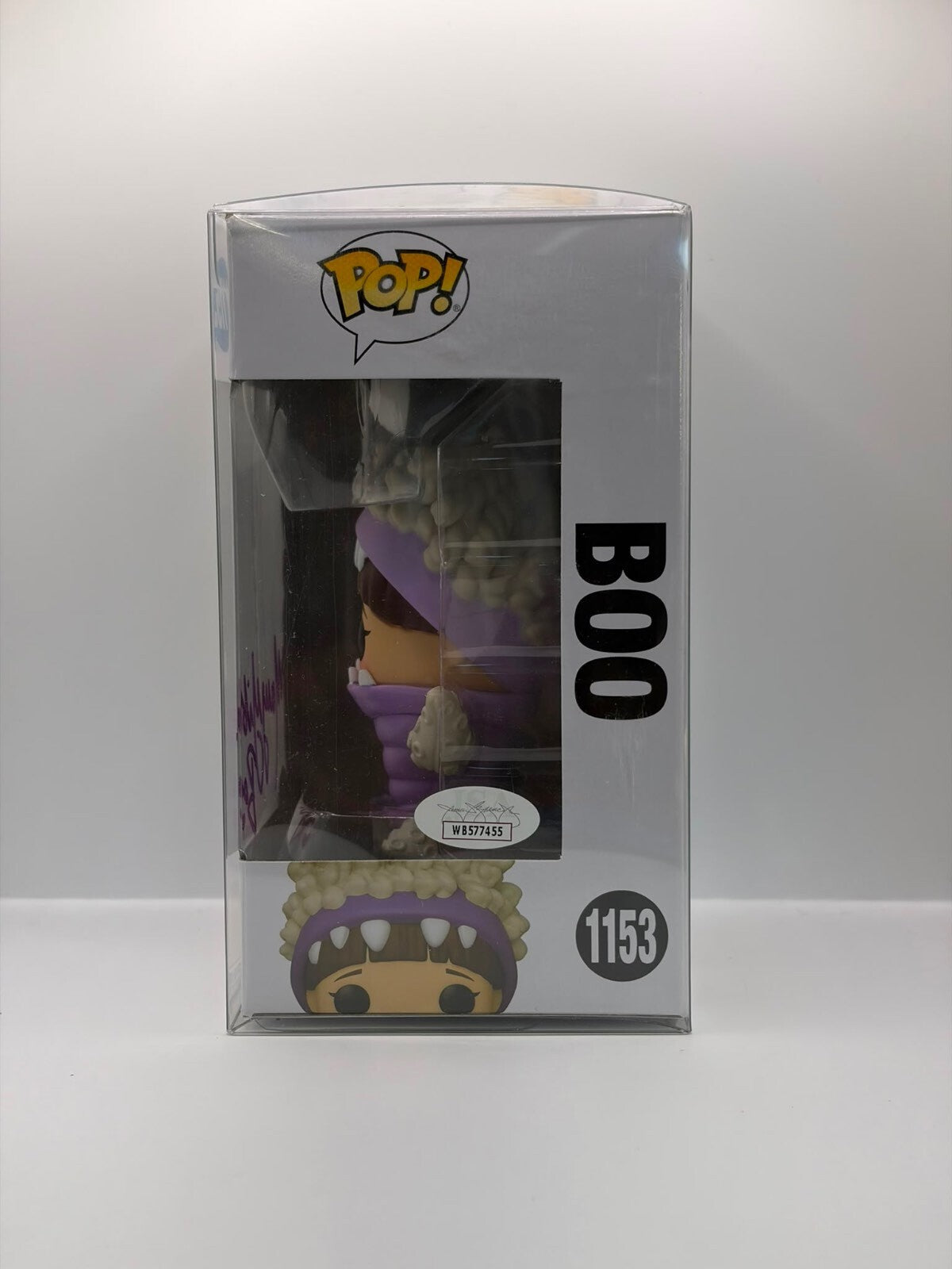 Funko Pop! Disney Pixar Monsters Boo #1153 Vinyl Figure Autographed