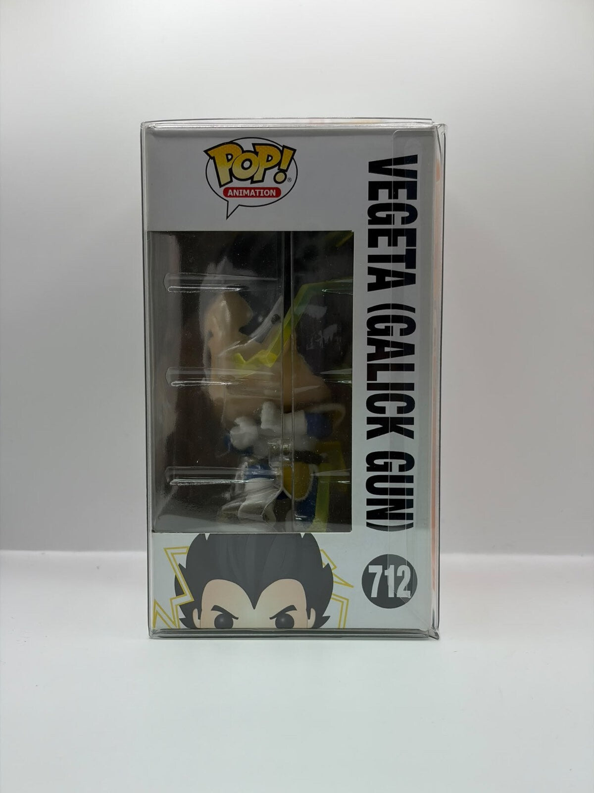 Funko Pop! Animation Dragon Ball Z Vegeta (Galick Gun) Vinyl Figure #712 UK Exclusive Double Boxed Toys Special Edition