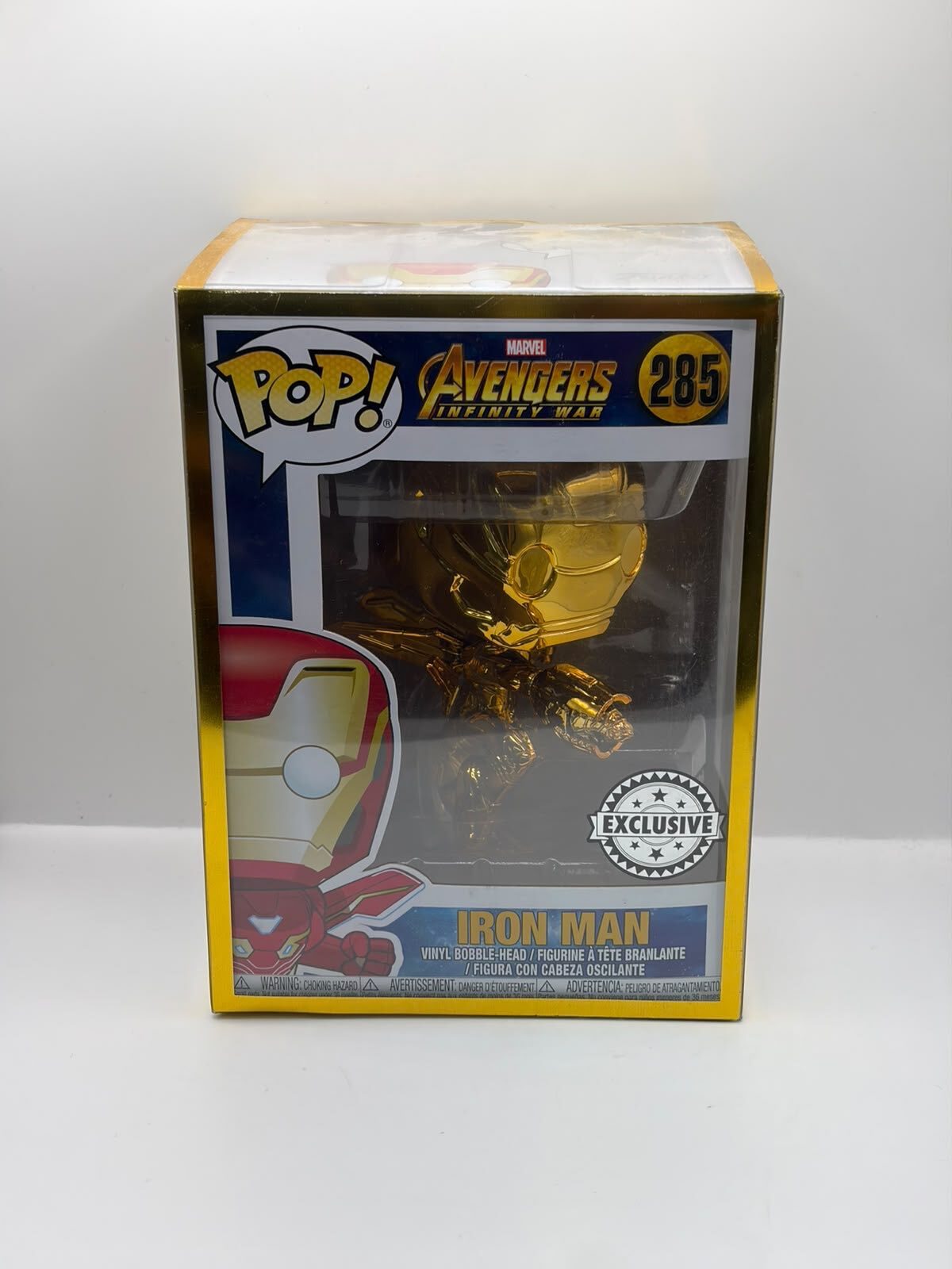 Funko Pop! Marvel Avengers: Infinity War Iron Man #285 Gold Exclusive