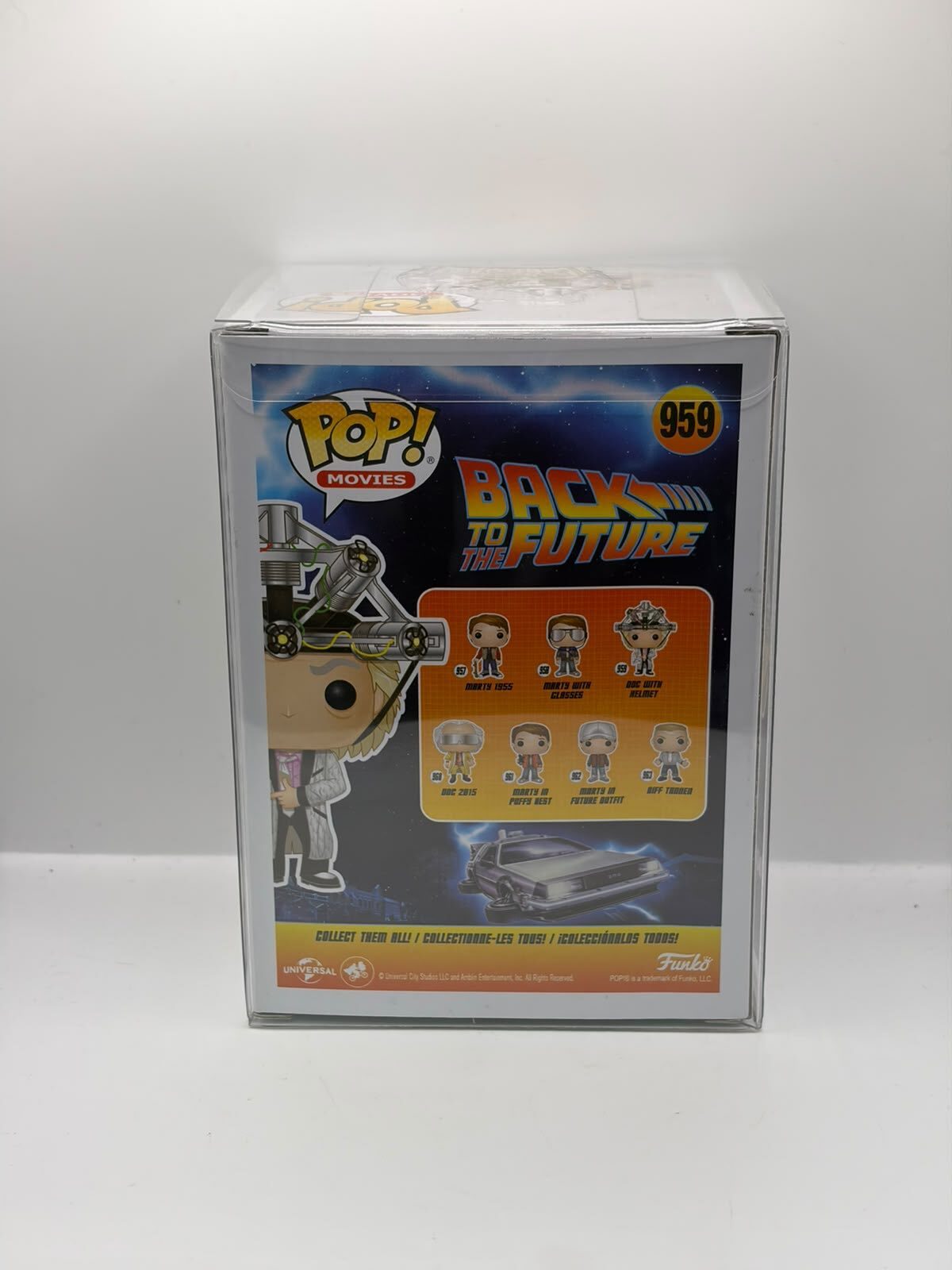 Funko Pop! Movies Back to the Future Doc with Helmet #959 Vinyl Figure