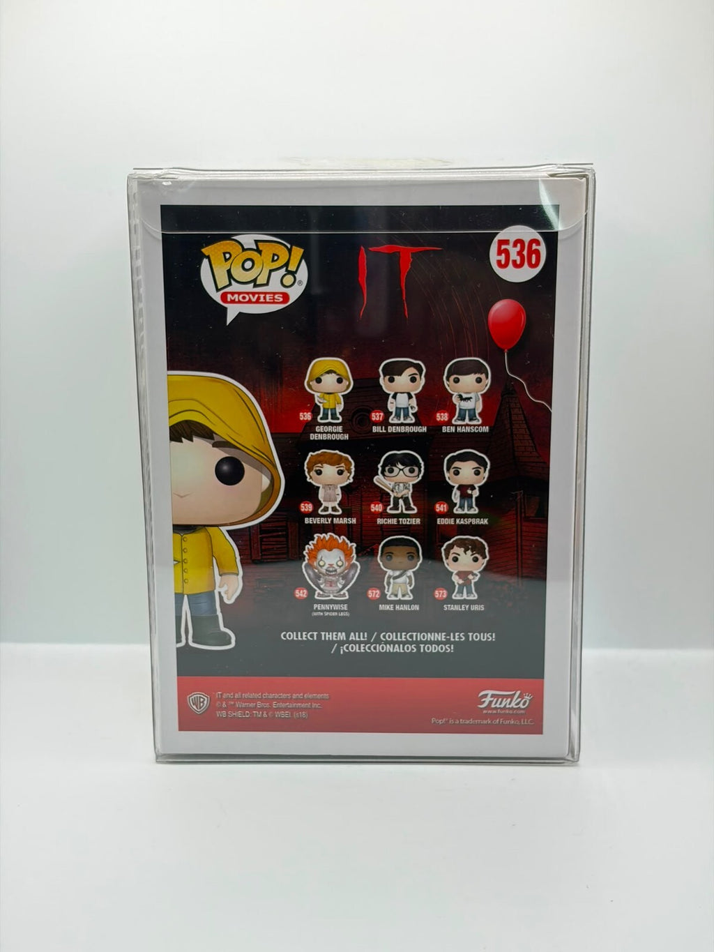Funko Pop! Movies Georgie Denbrough #536 Vinyl Figure Signed with 'You'll Float Too' Inscription