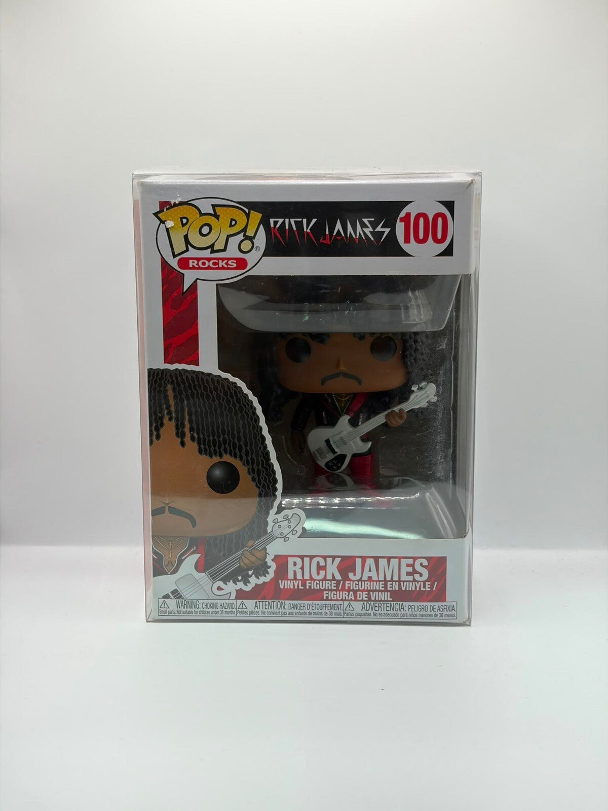 Funko Pop! Rocks Rick James Vinyl Figure #100 in Original Packaging
