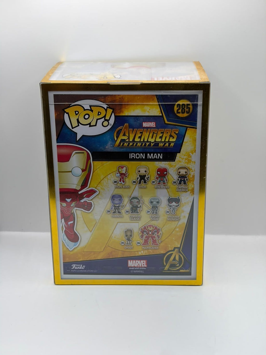 Funko Pop! Marvel Avengers: Infinity War Iron Man #285 Gold Exclusive