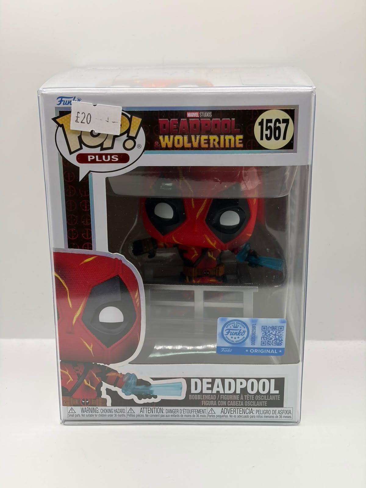 Funko Pop! Plus Marvel Deadpool & Wolverine Deadpool #1567 Collectible Figure