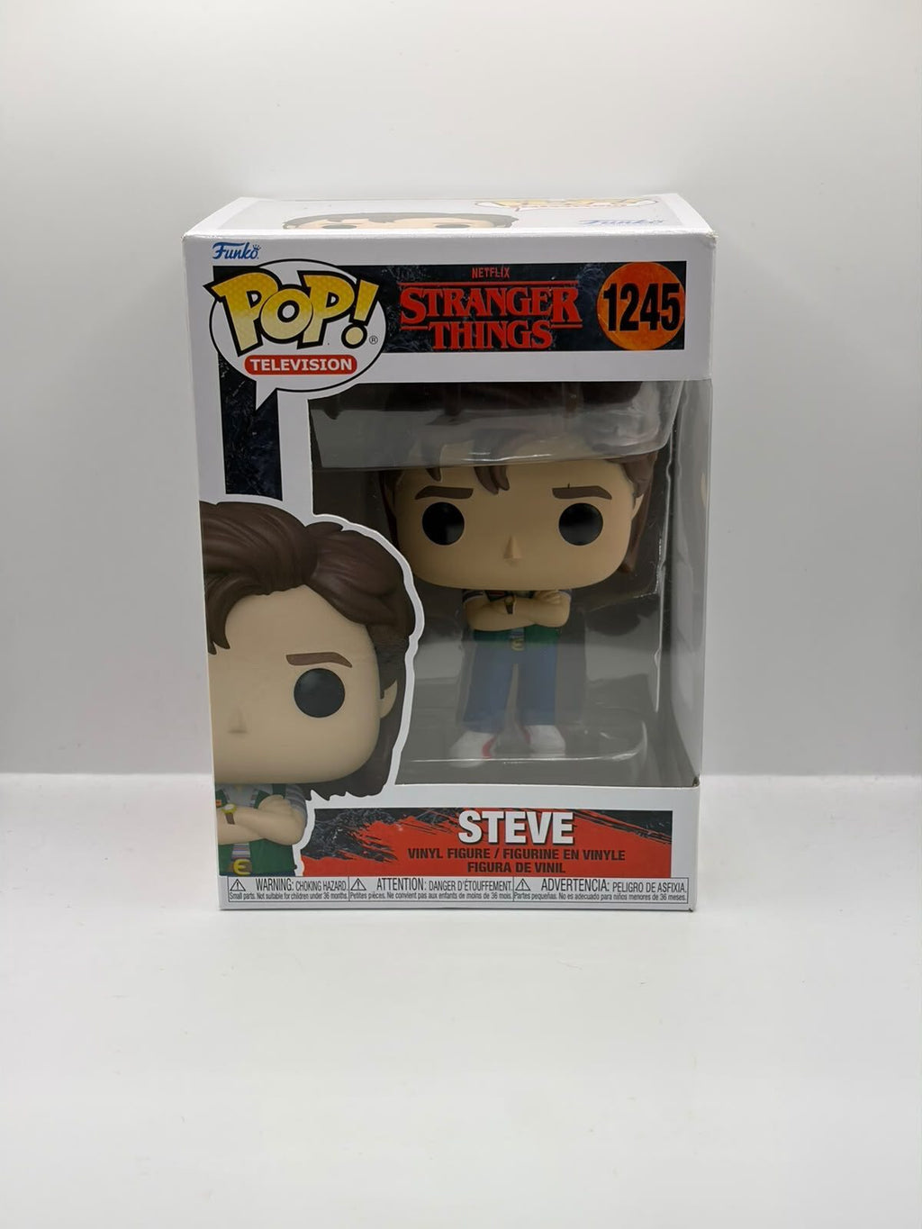 Funko Pop! Television Stranger Things Steve #1245 Vinyl Figure in Box
