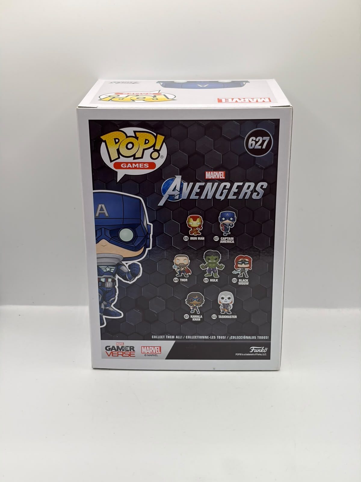 Funko Pop! Games Marvel Avengers Captain America #627 Glow-in-the-Dark Special Edition