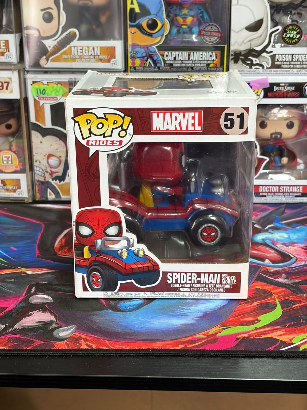 Funko Pop! Rides Marvel Spider-Man Spider-Mobile #51