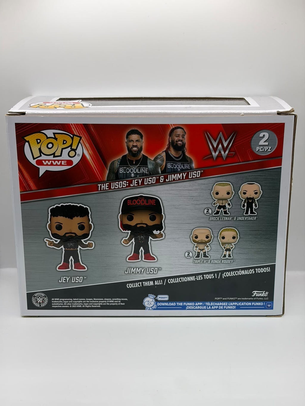 Funko Pop! WWE The Usos: Jey Uso & Jimmy Uso 2-Pack Vinyl Figures