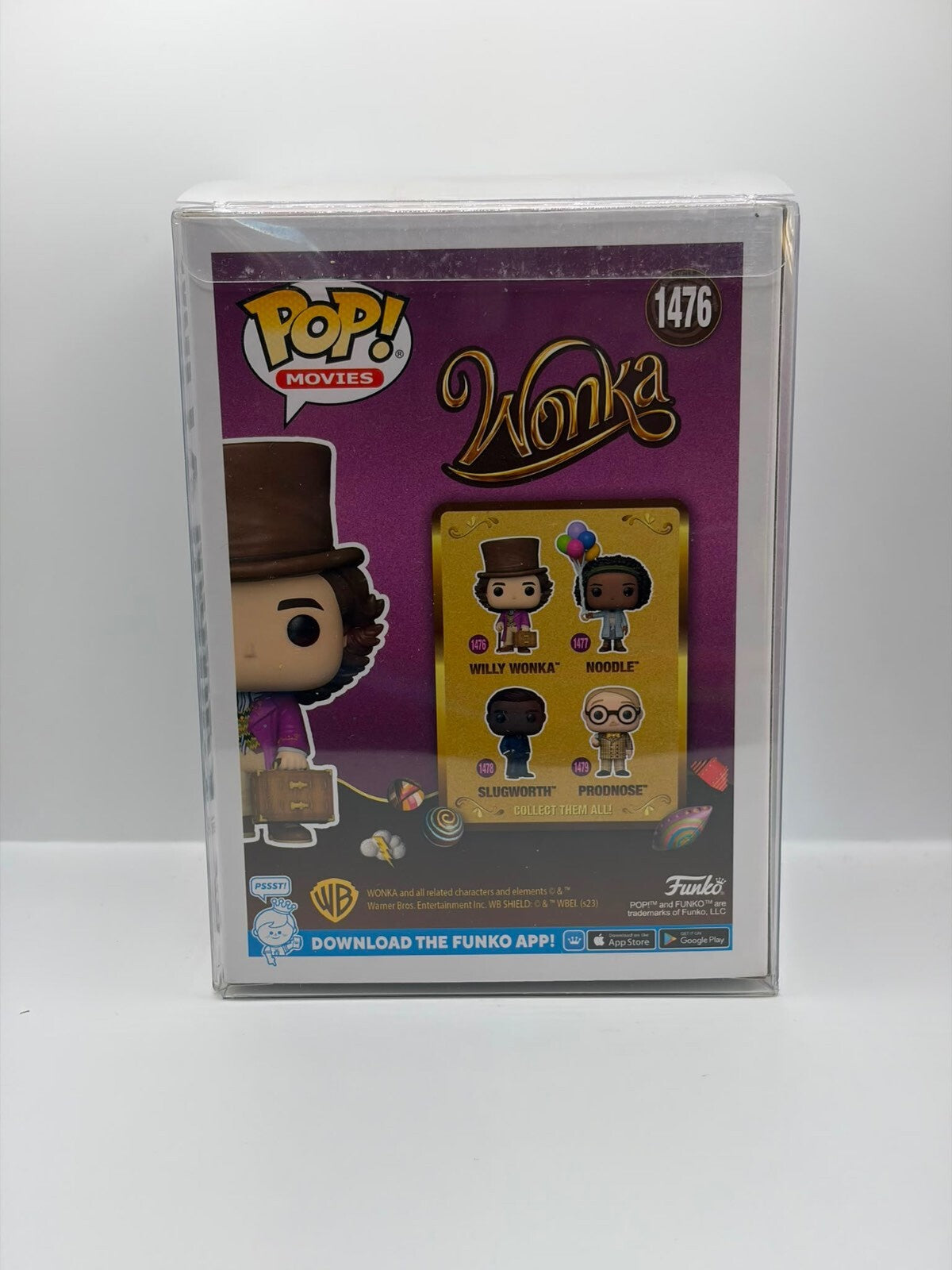 Funko Pop! Movies Willy Wonka Vinyl Figure #1476 - Collectible Toy