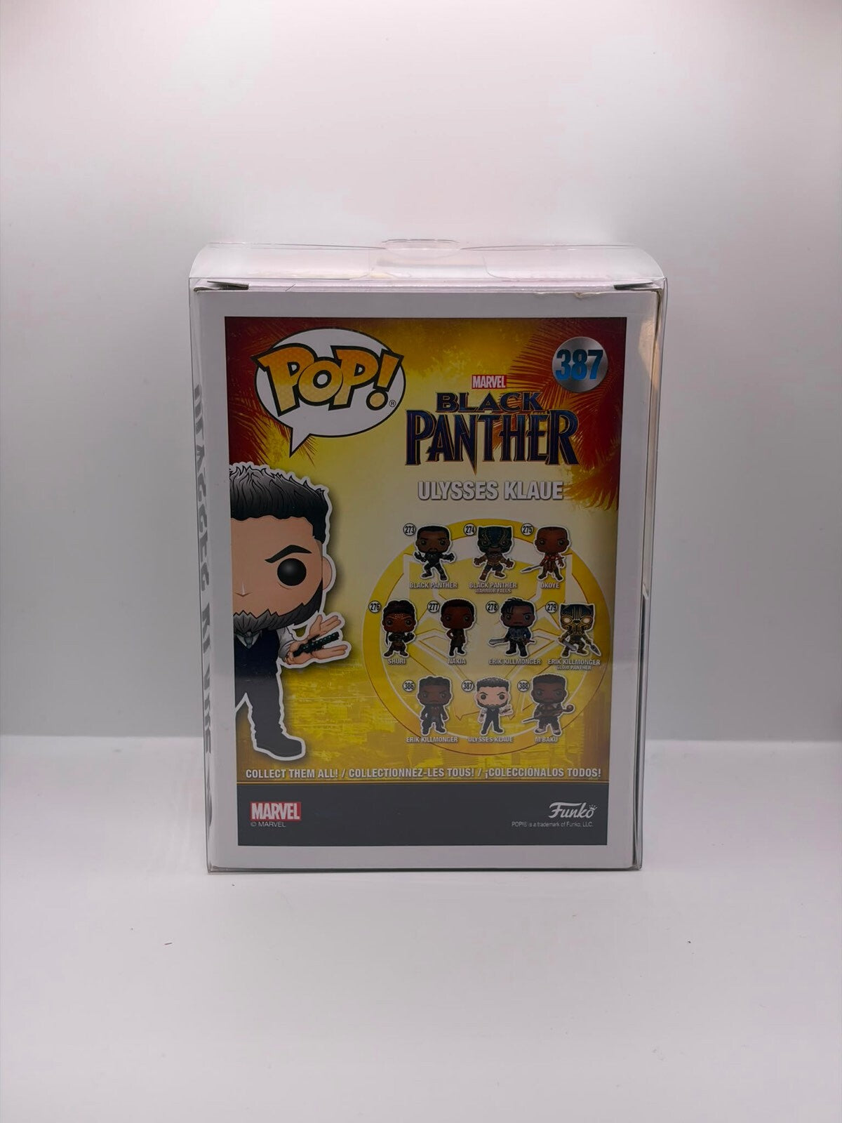 Funko Pop! Marvel Black Panther Ulysses Klaue #387 Signed