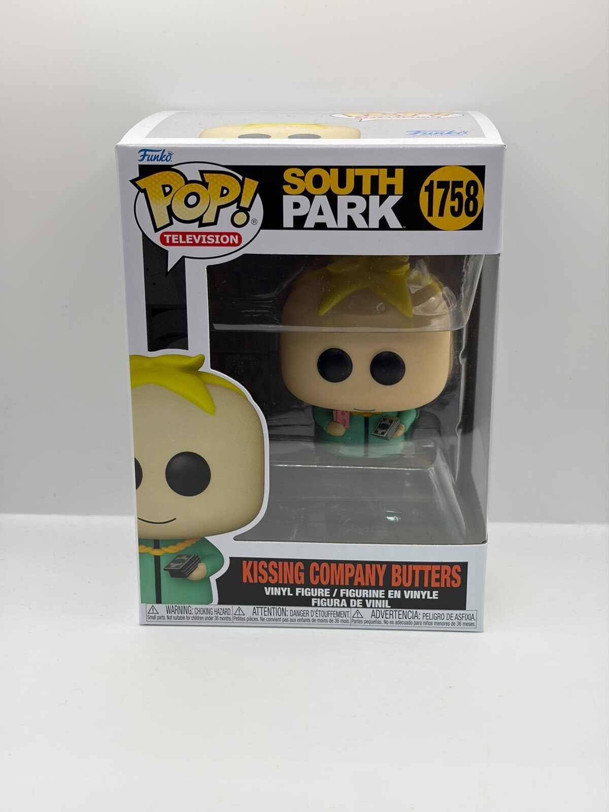 Funko Pop! Television South Park Kissing Company Butters #1758 Vinyl Figure