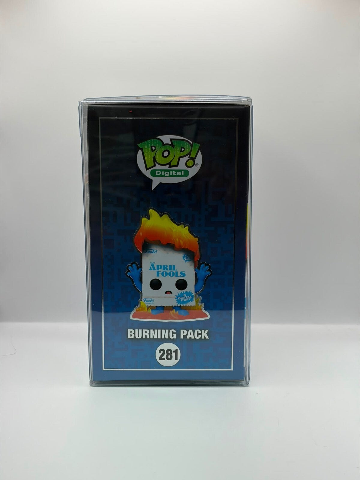 Funko Pop! Digital April Fools Burning Pack Vinyl Figure #281 - Limited NFT Release