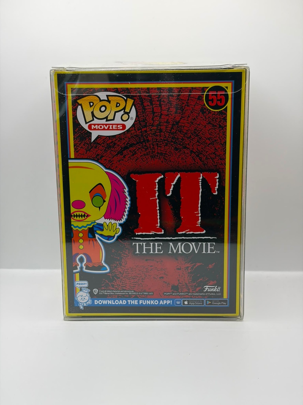 Funko Pop! Movies IT Pennywise #55 Exclusive Vinyl Figure Signed