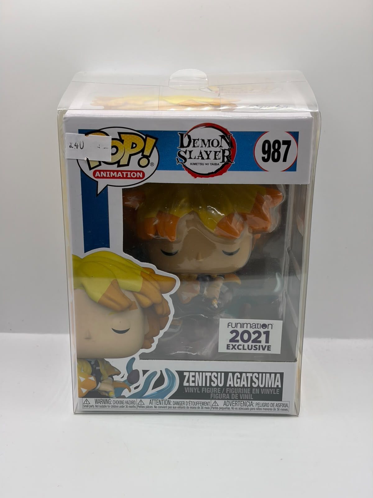 Funko Pop! Animation Demon Slayer Zenitsu Agatsuma #987 FYE Exclusive