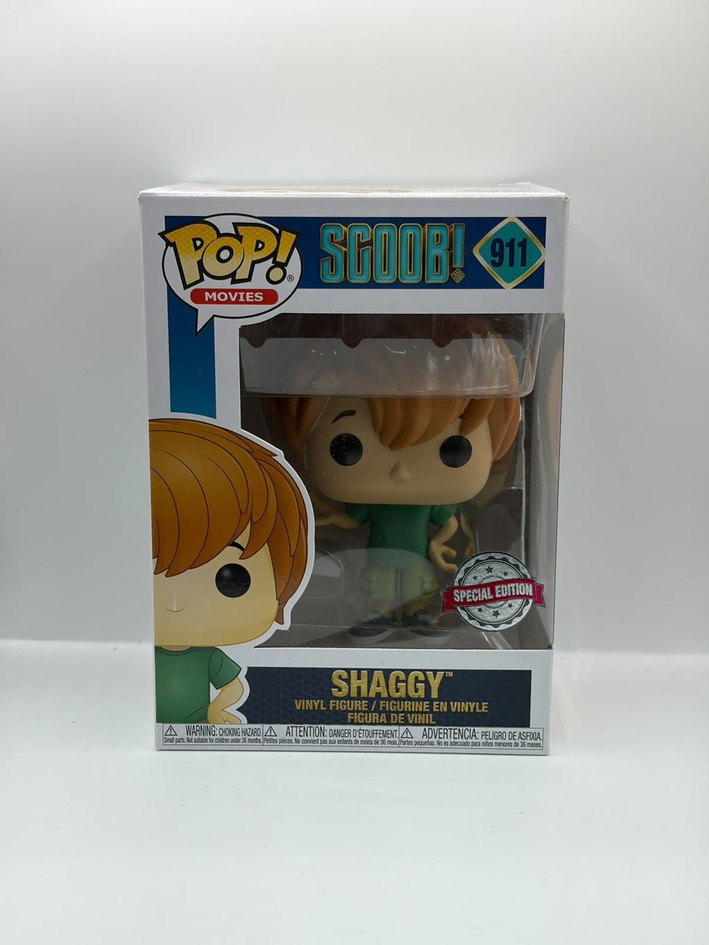 Funko Pop! Movies Scoob! Shaggy Vinyl Figure #911 Special Edition