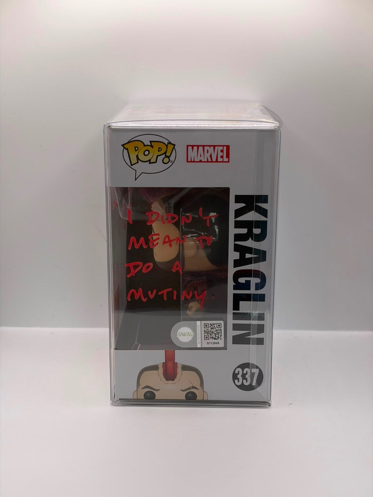 Funko Pop! Marvel Guardians of the Galaxy Vol. 2 Kraglin #337 Limited Edition Signed
