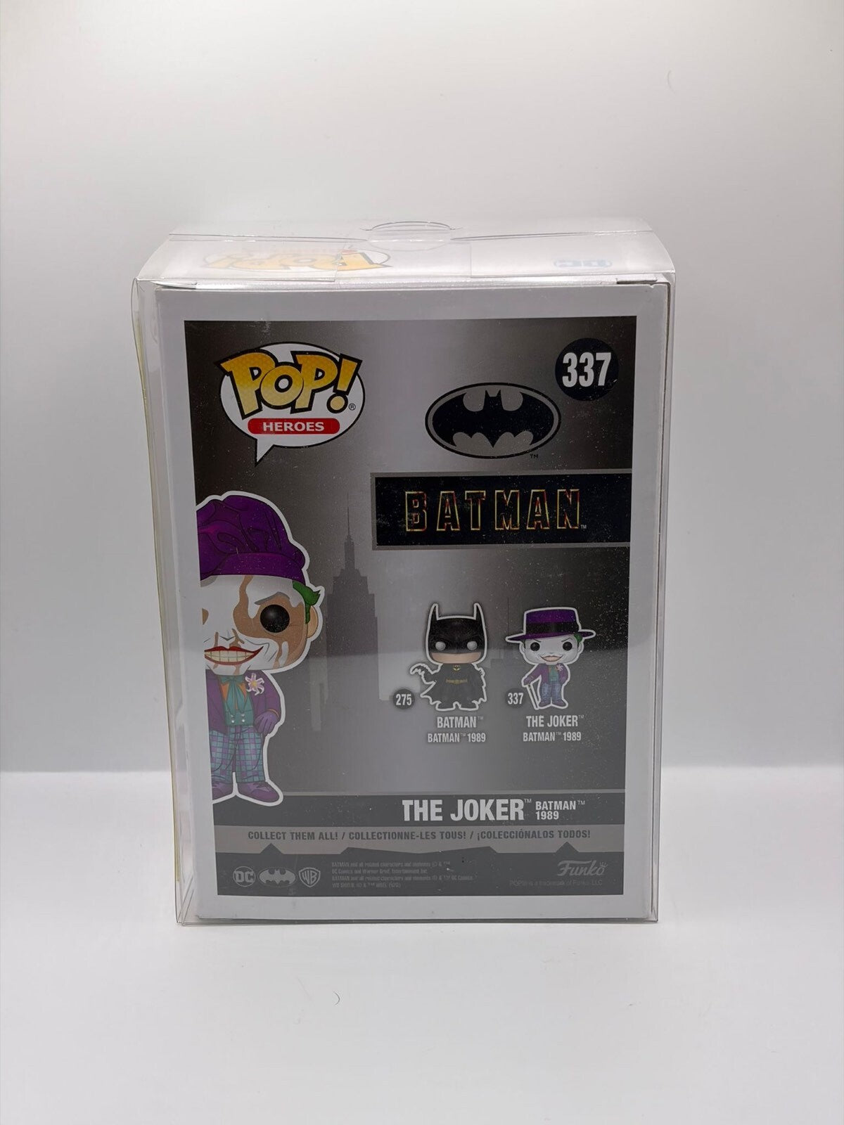 Funko Pop! Heroes The Joker Batman 1989 Vinyl Figure #337 Chase Edition