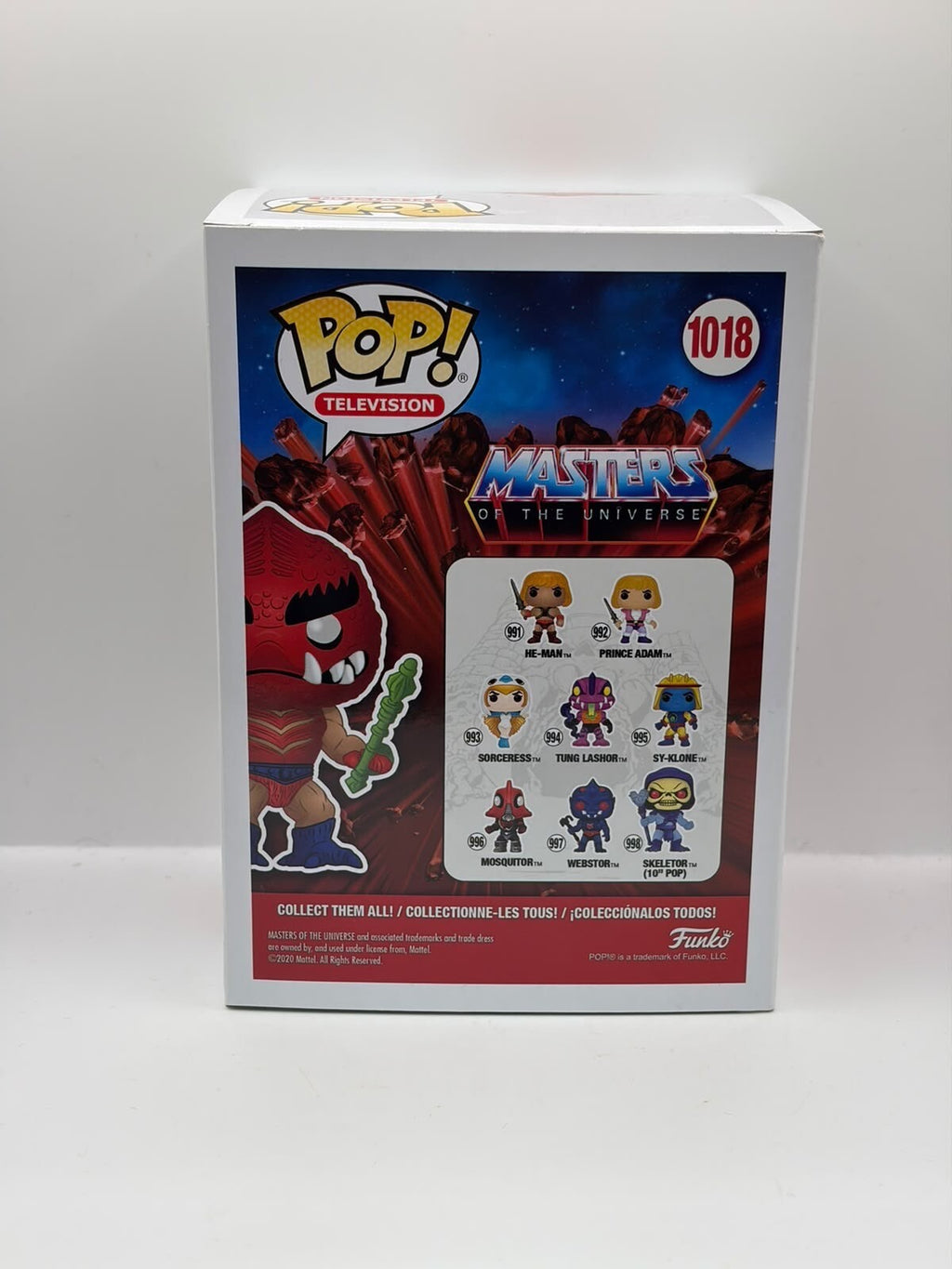 Funko Pop! Television Masters of the Universe Clawful Vinyl Figure #1018 2020 Summer Convention Limited Edition Exclusive