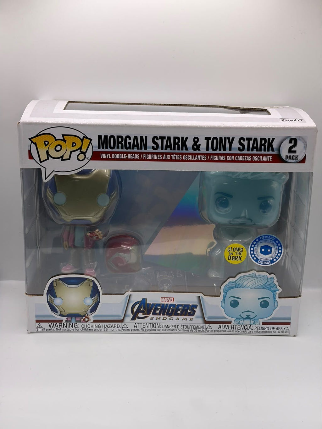 Funko Pop! Marvel Avengers: Endgame Morgan Stark & Tony Stark 2-Pack