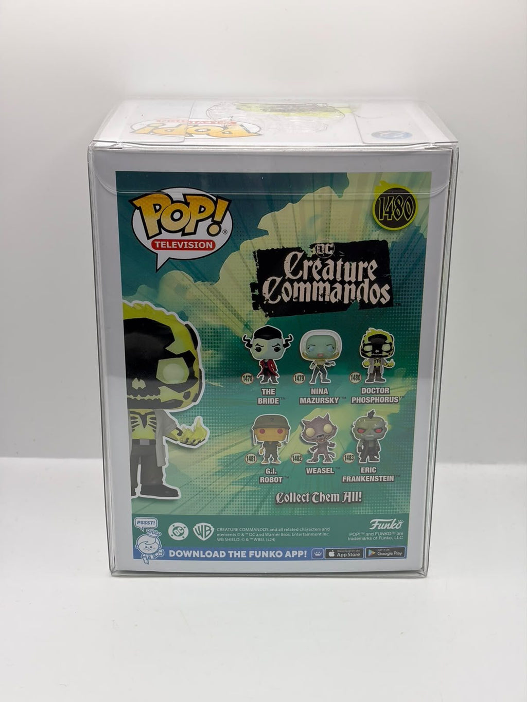 Funko Pop! Television DC Creature Commandos Doctor Phosphorus #1480 Glow-in-the-Dark Funko Exclusive
