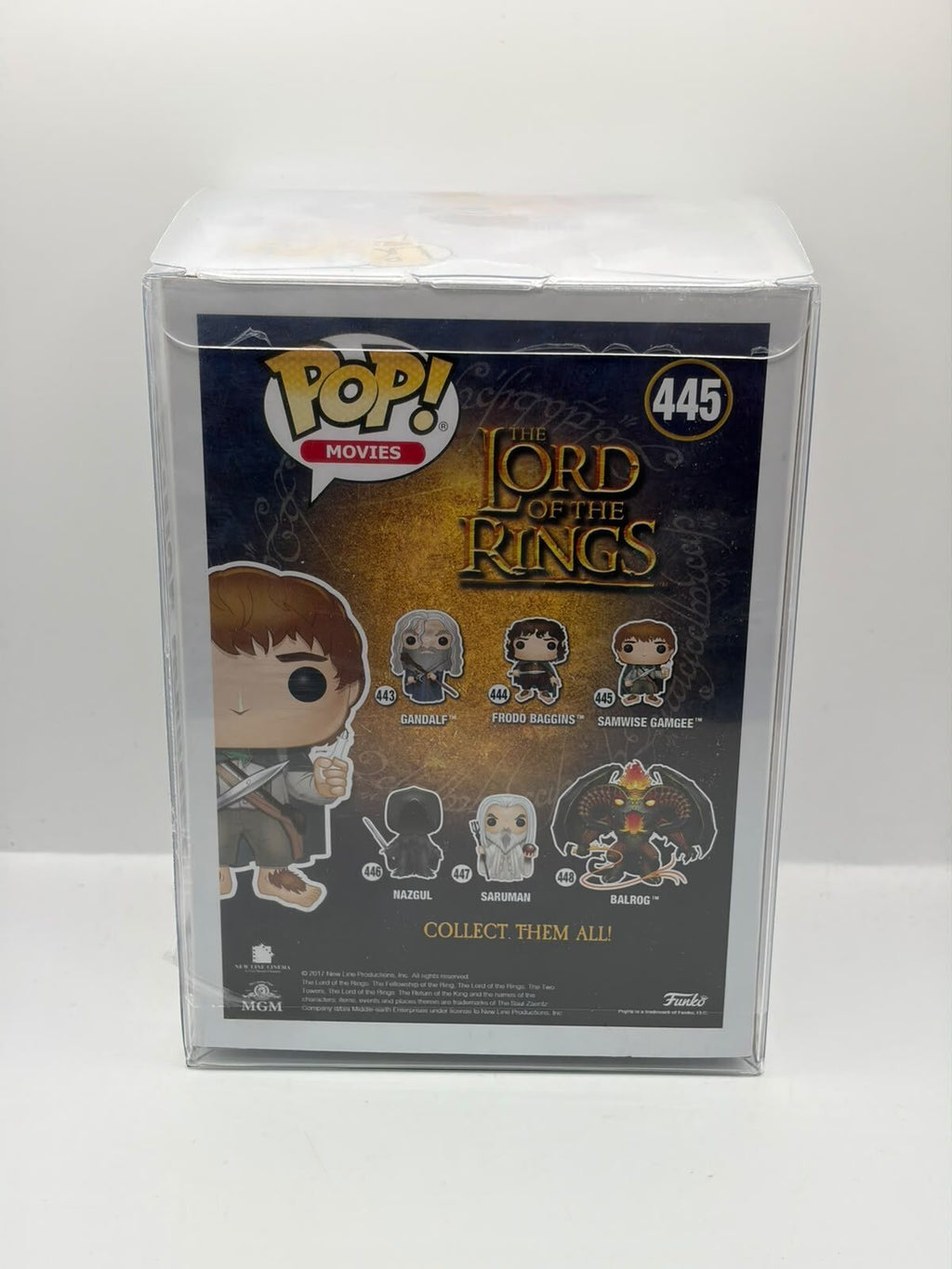 Funko Pop! Movies The Lord of the Rings Samwise Gamgee #445 Signed