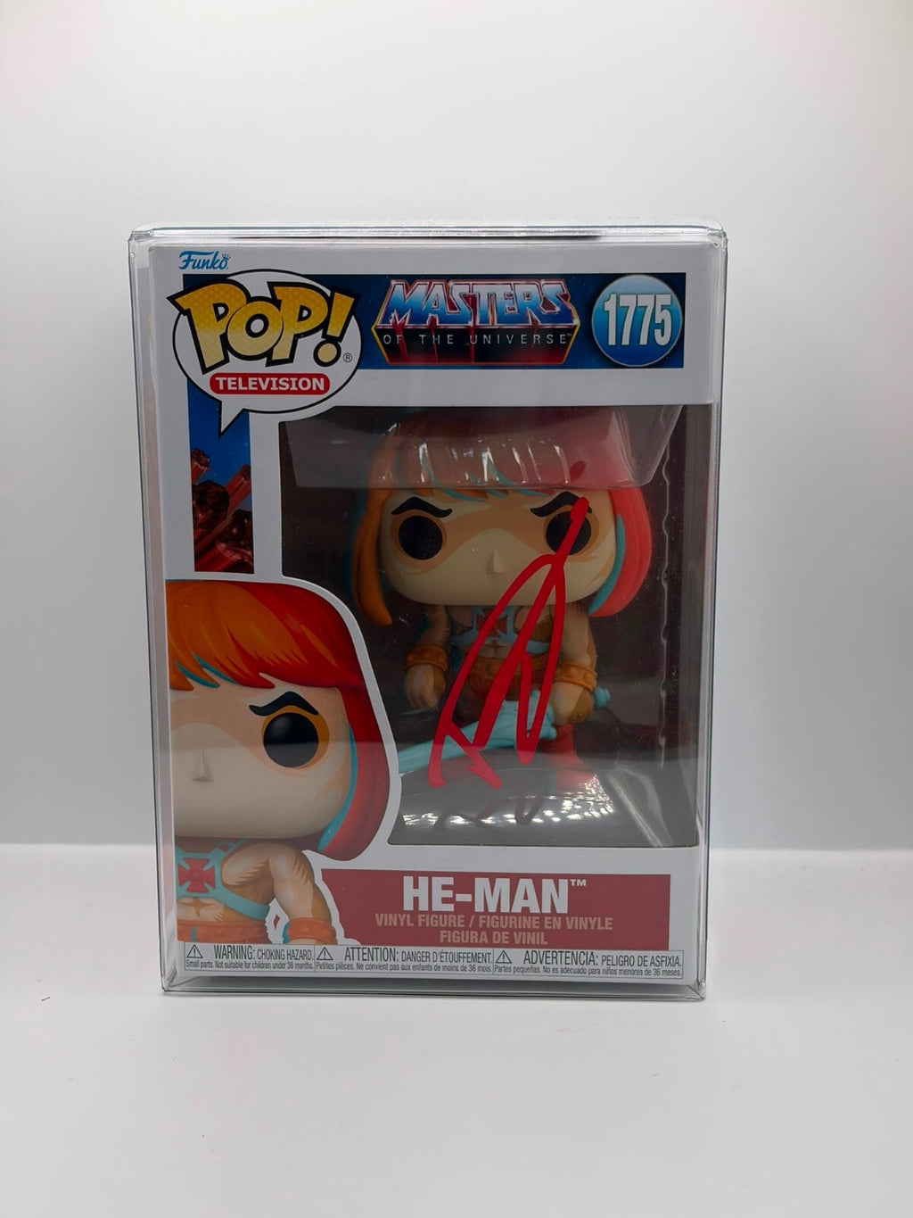 Funko Pop! Television Masters of the Universe He-Man #1775 Signed