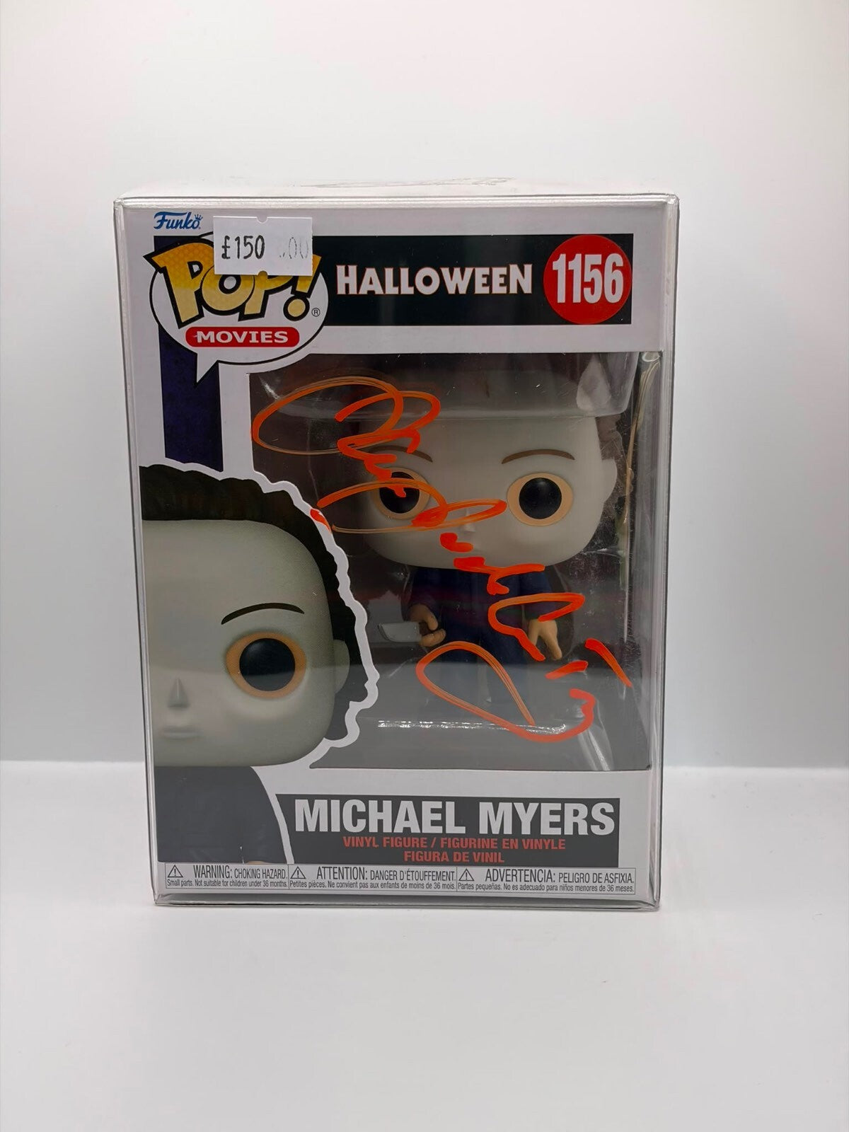 Funko Pop! Movies Halloween Michael Myers Vinyl Figure #1156 Signed