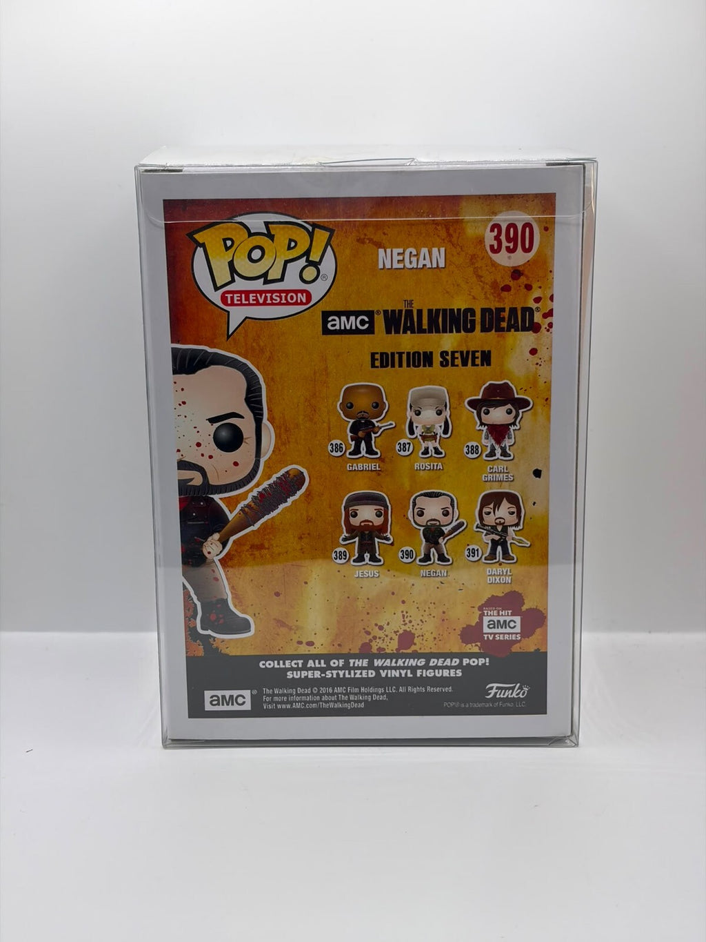 Funko Pop! Television The Walking Dead Negan Vinyl Figure #390 Barnes & Noble Exclusive