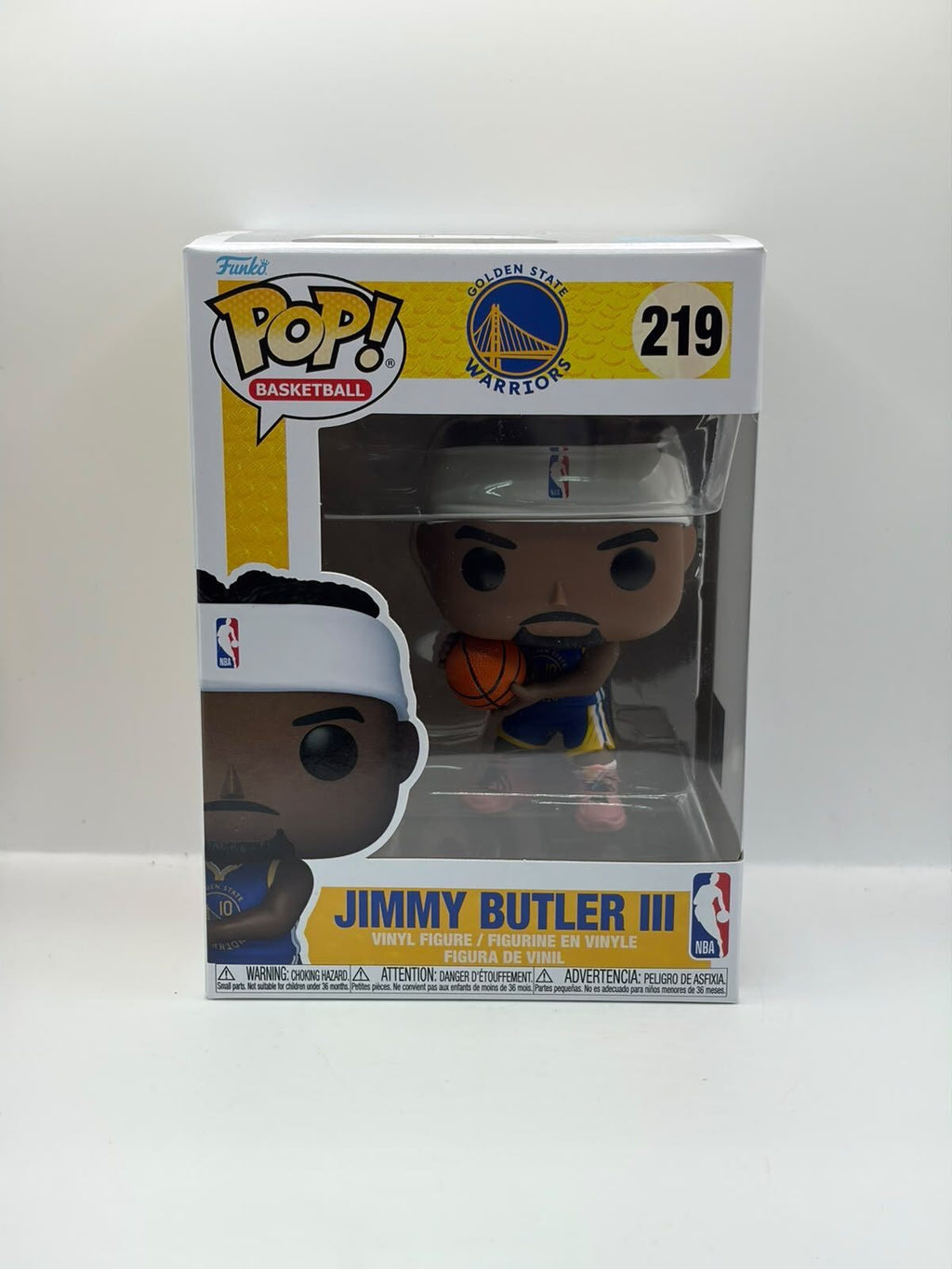 Funko Pop! Basketball Jimmy Butler III Vinyl Figure #219 Golden State Warriors