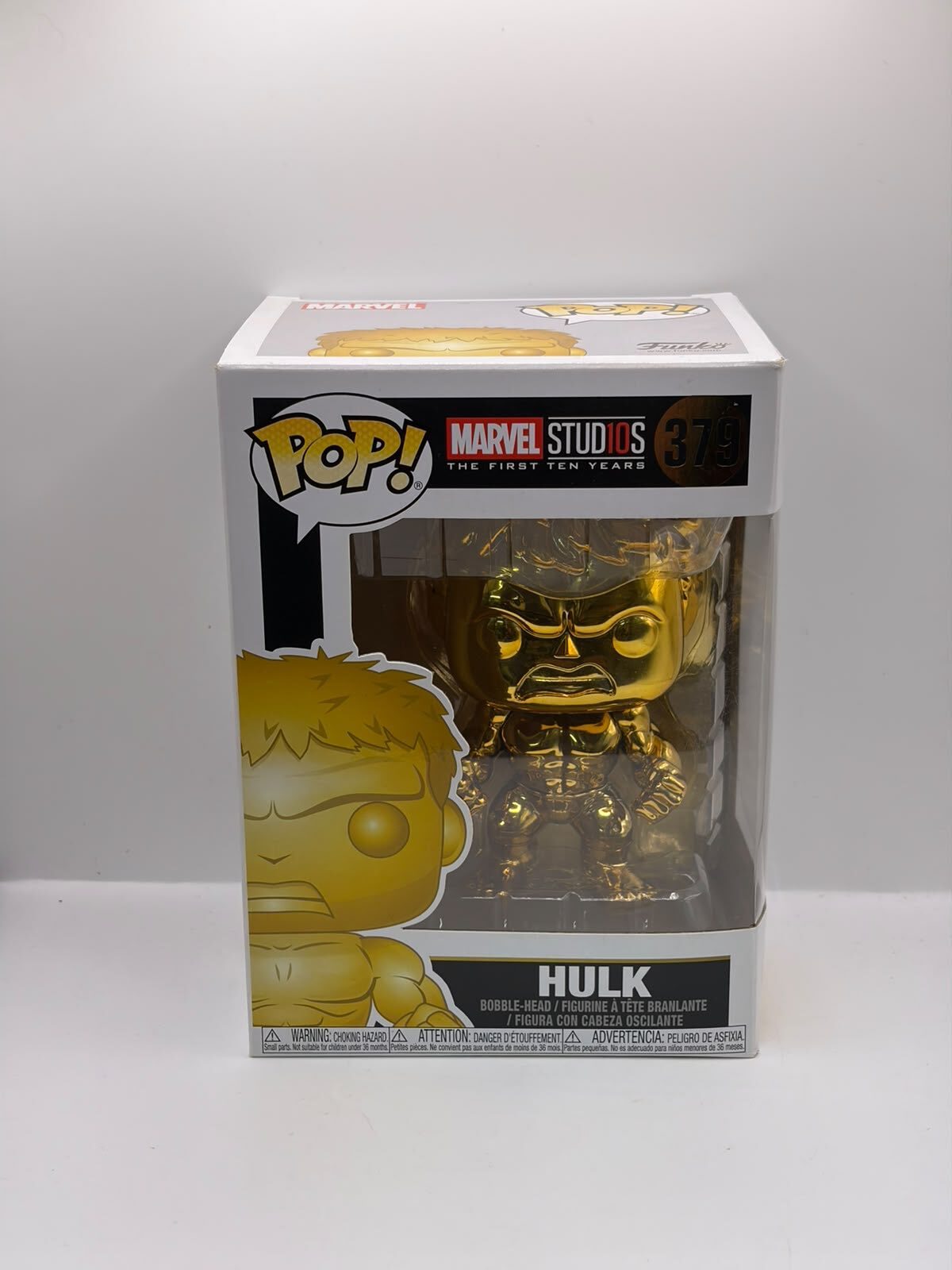 Funko Pop! Marvel Studios Avengers: Age of Ultron Hulk #379 Gold Metallic