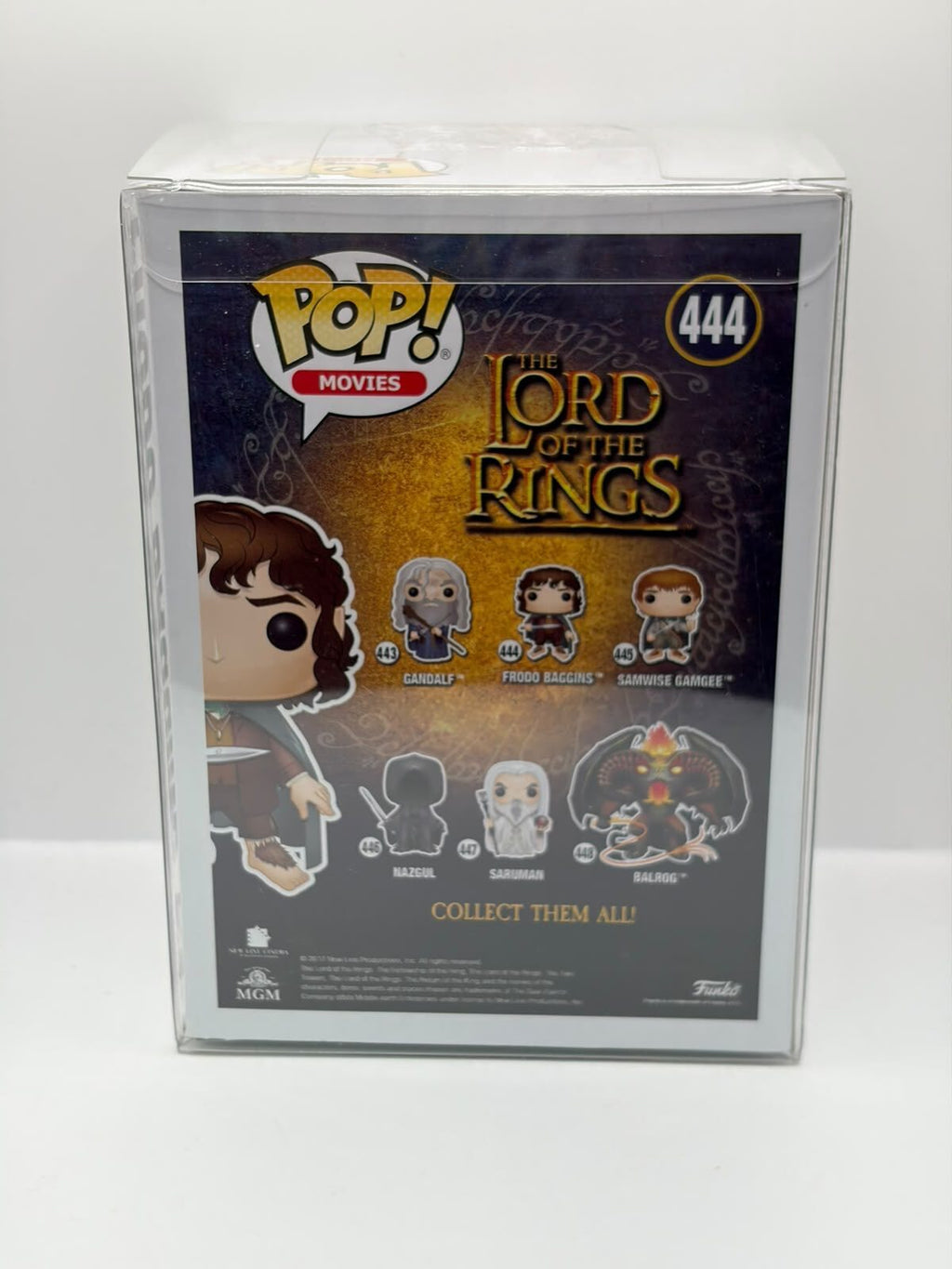 Funko Pop! Movies The Lord of the Rings Frodo Baggins #444 Glow Chase