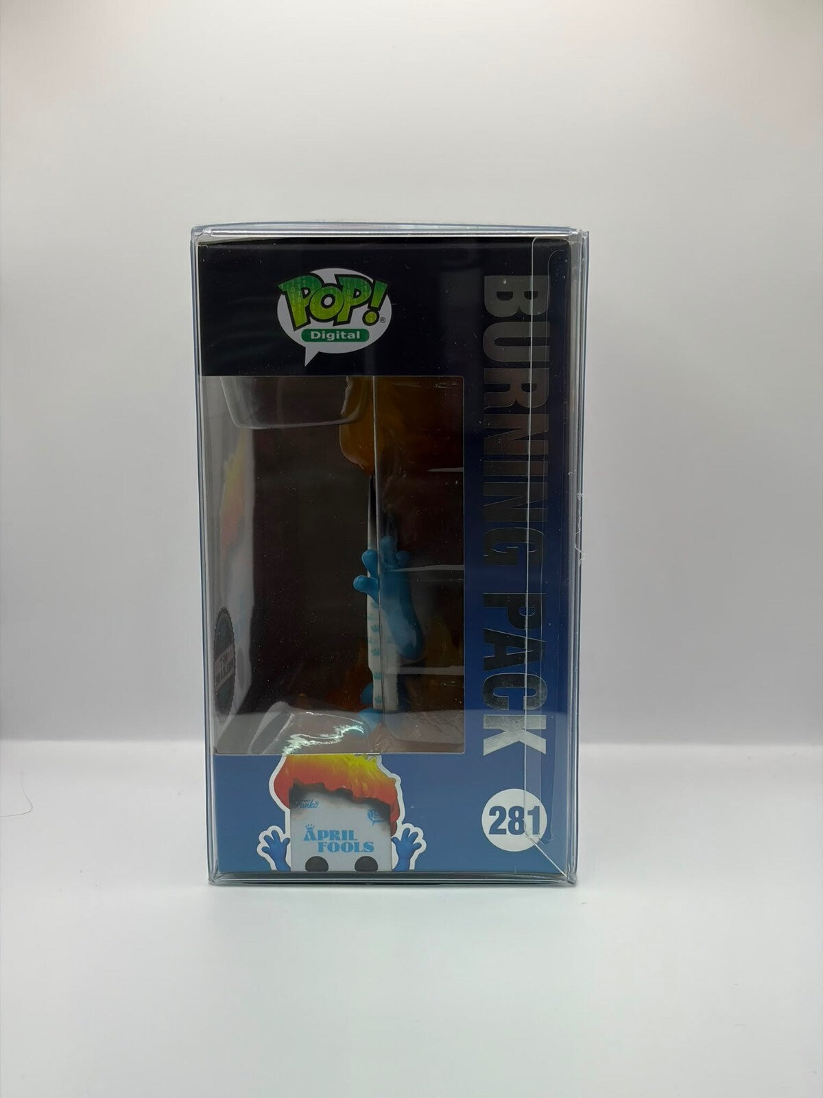Funko Pop! Digital April Fools Burning Pack Vinyl Figure #281 - Limited NFT Release