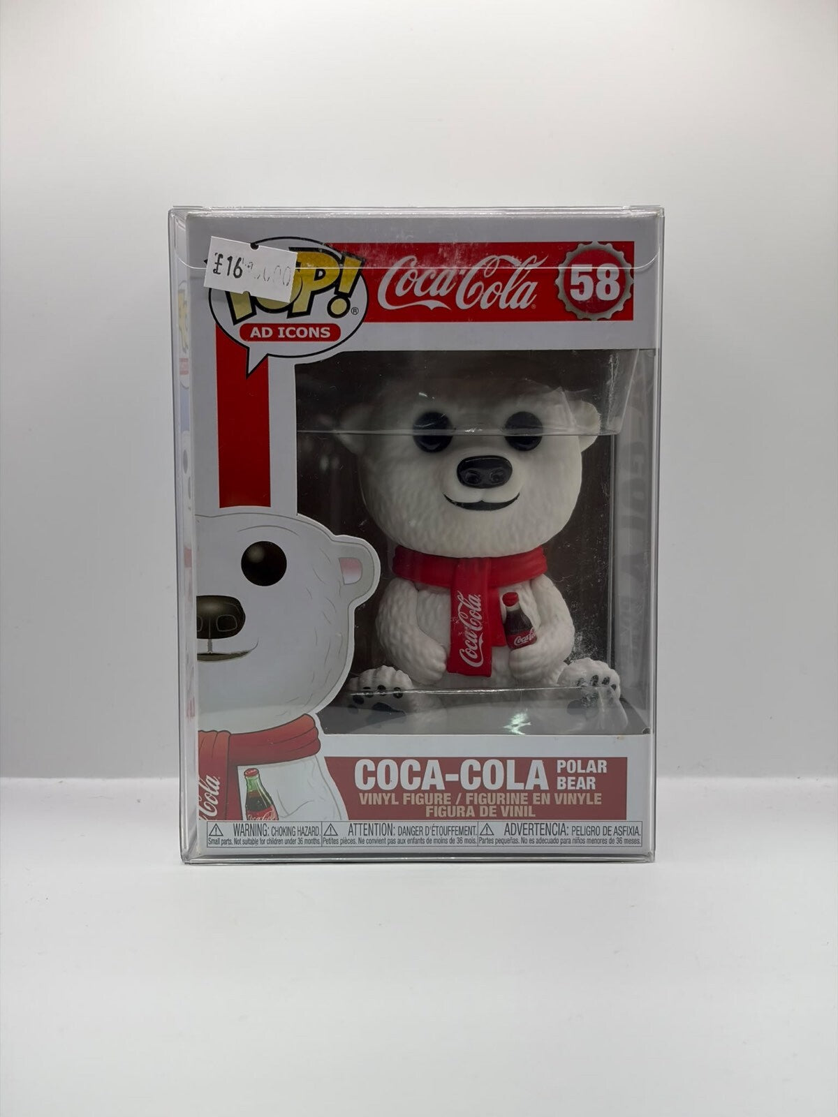 Funko Pop! Ad Icons Coca-Cola Polar Bear Vinyl Figure #58