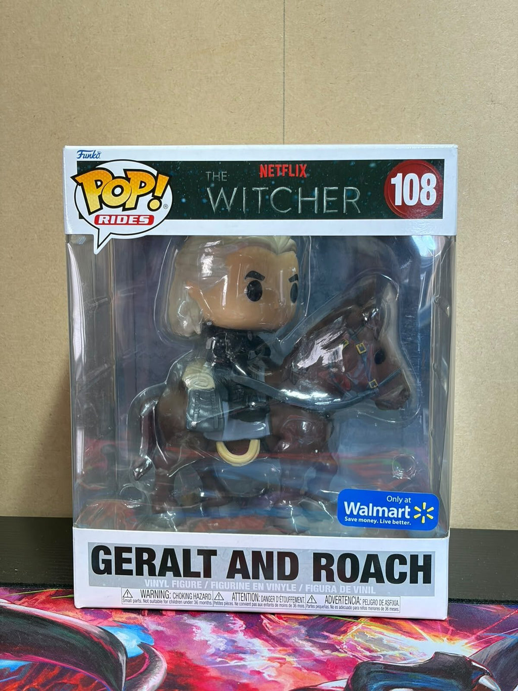 Funko Pop! Rides The Witcher Geralt and Roach #108