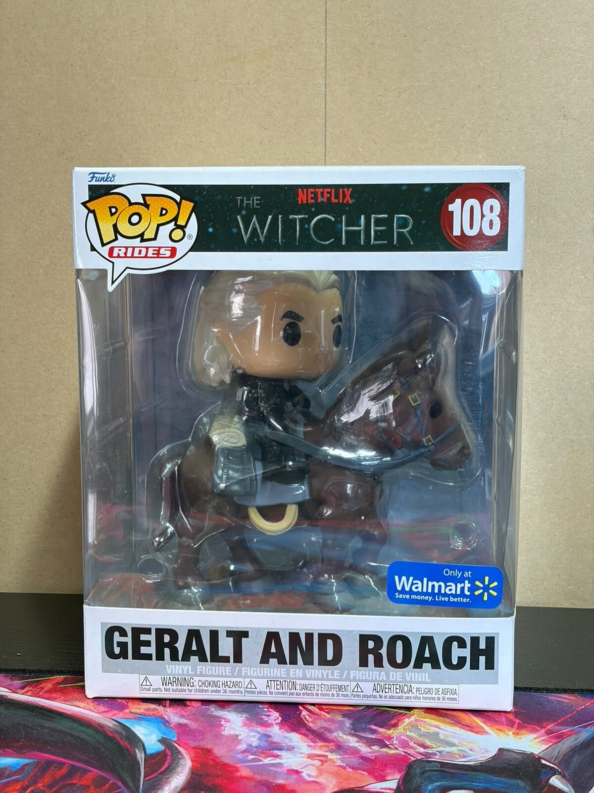 Funko Pop! Rides The Witcher Geralt and Roach #108