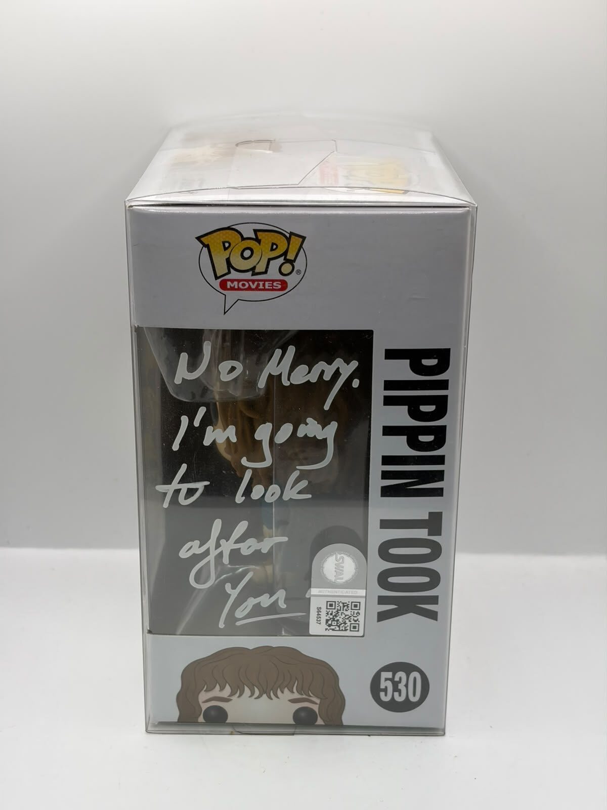 Funko Pop! Movies The Lord of the Rings Pippin Took #530 Signed