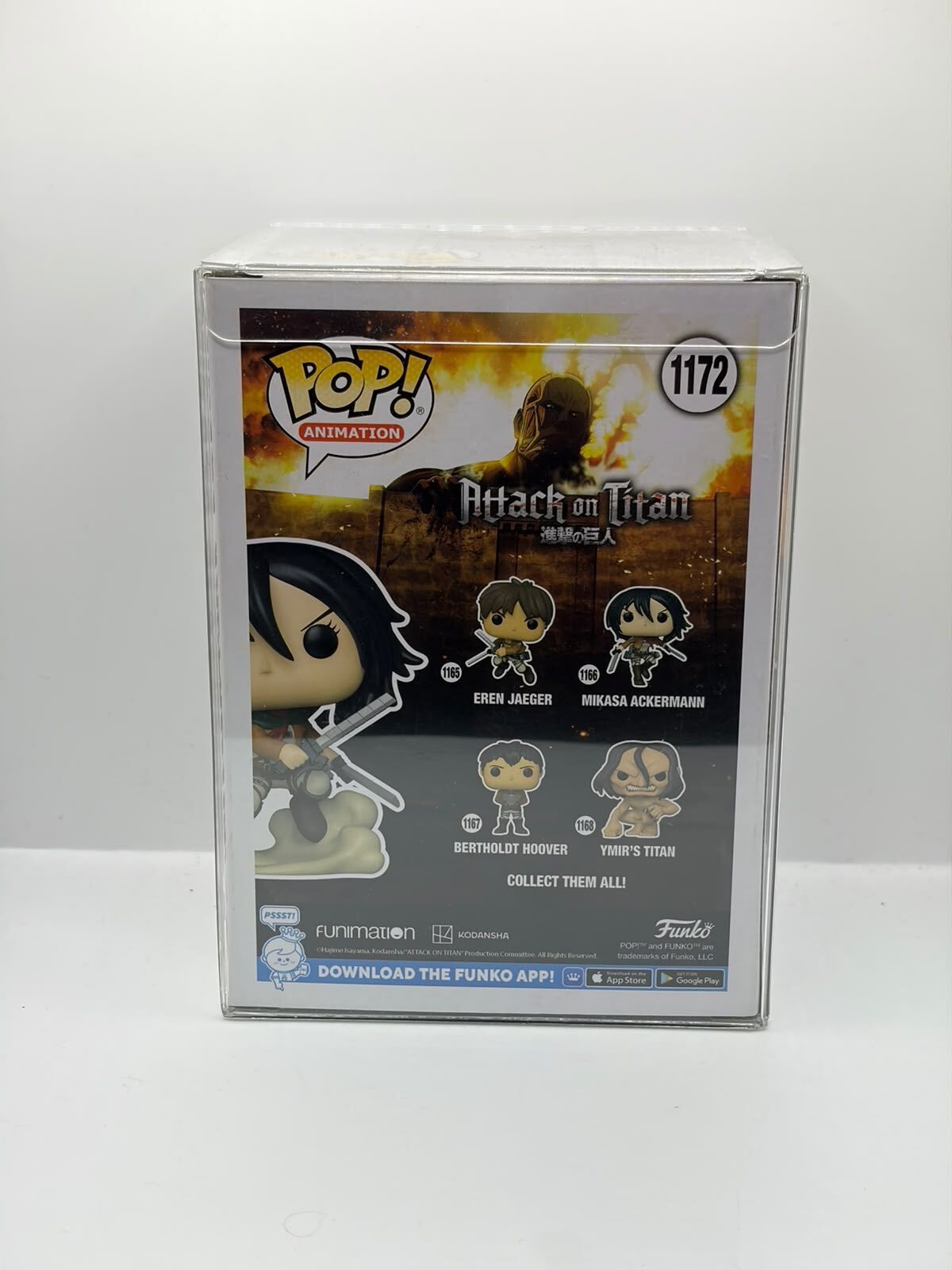 Funko Pop! Animation Attack on Titan Mikasa Ackermann #1172