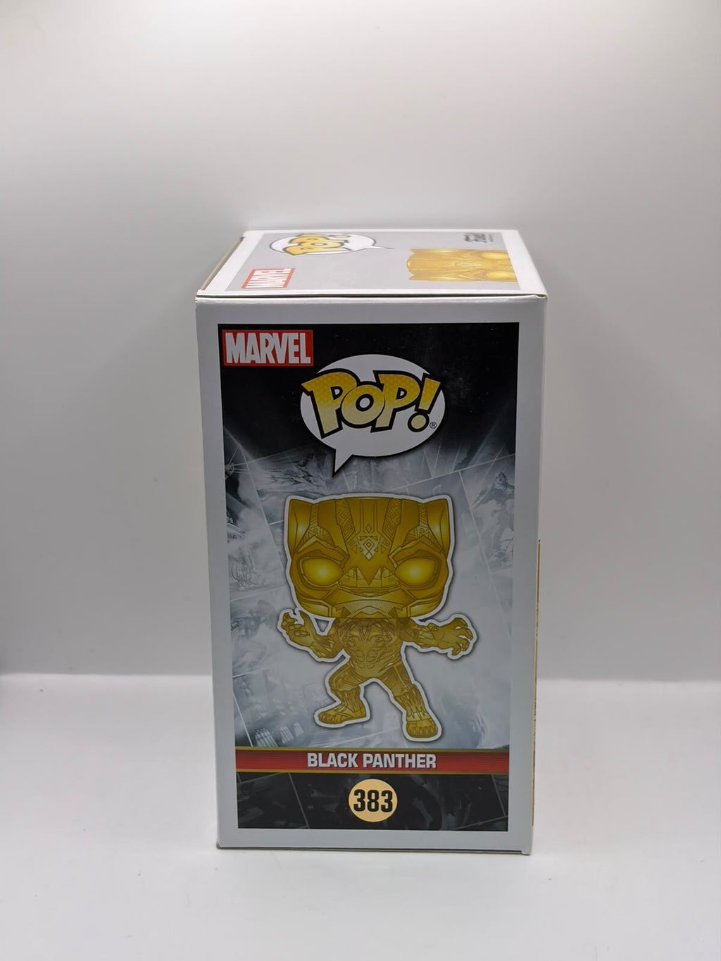 Funko Pop! Marvel Studios Black Panther Gold #383 Collectible Figure