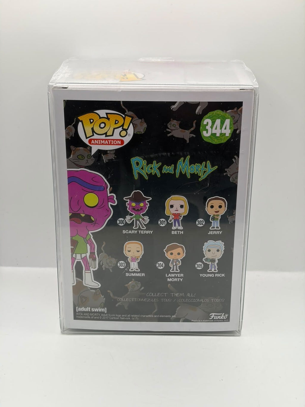 Funko Pop! Animation Rick and Morty Scary Terry #344 Vinyl Figure in Protector