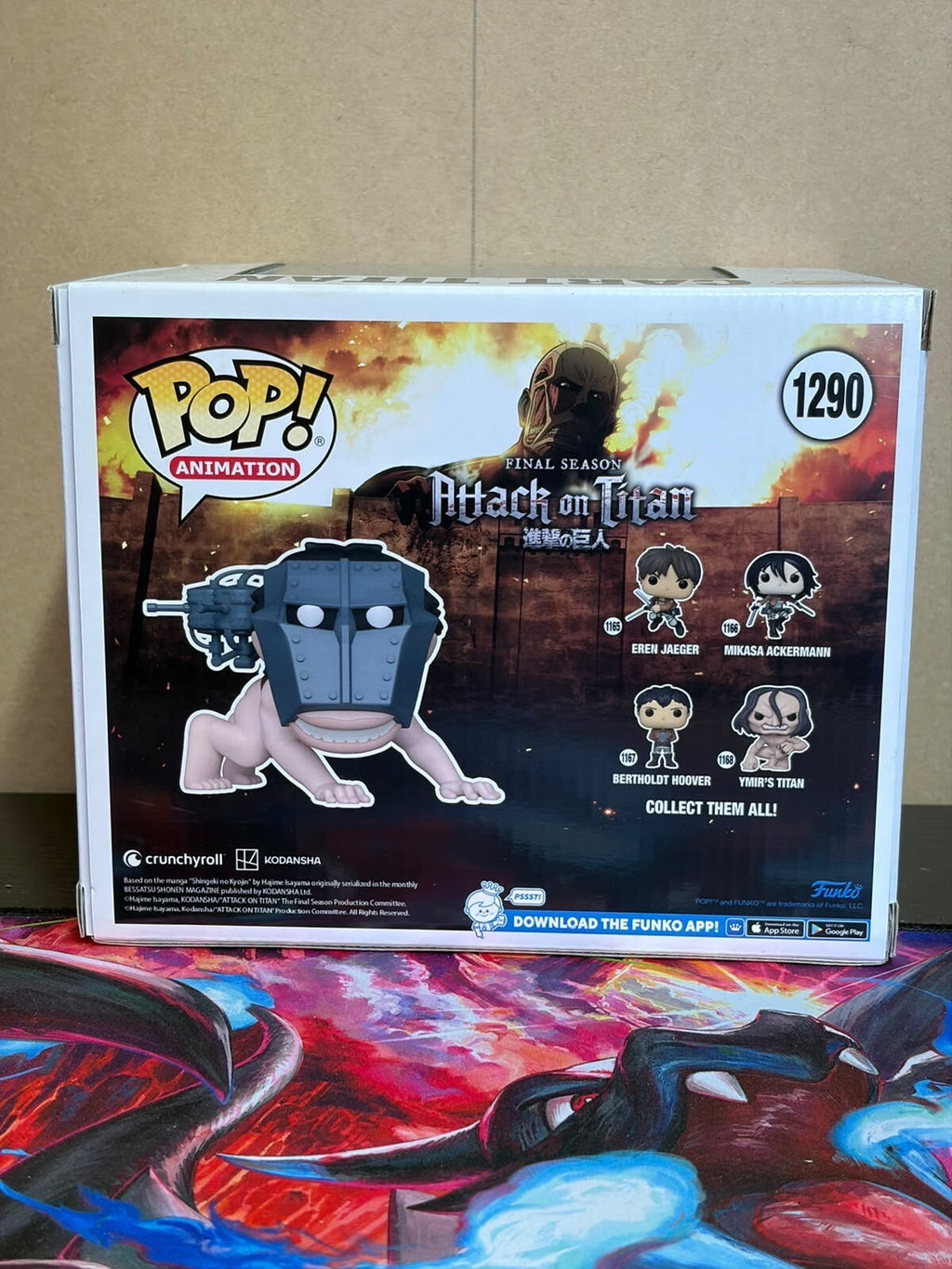 Funko Pop! Animation Attack on Titan Cart Titan #1290 Specialty Series Vinyl Figure